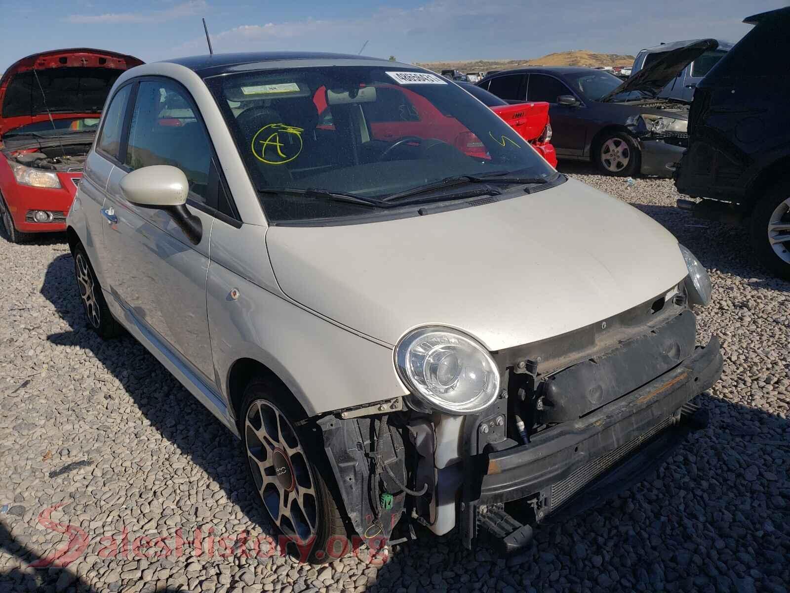 2012 FIAT 500 — VIN 3C3CFFBR1CT233956