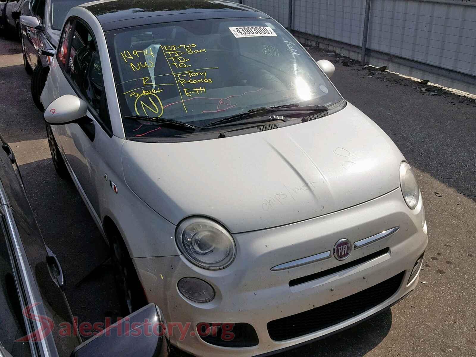 2012 FIAT 500 — VIN 3C3CFFBR3CT113737