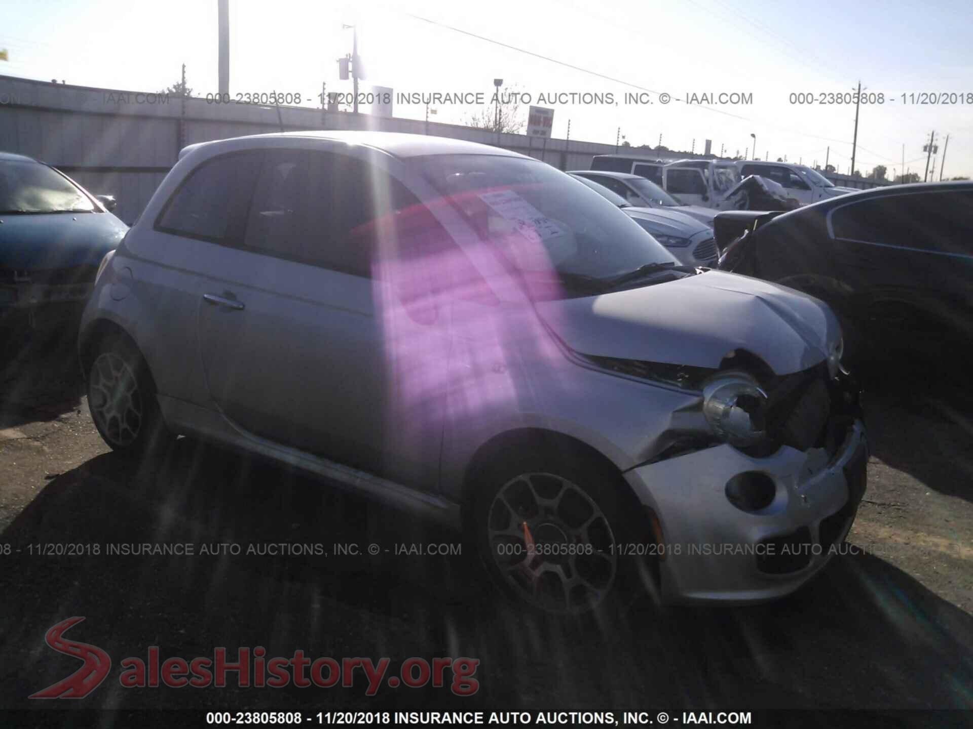 2012 Fiat 500 — VIN 3C3CFFBR3CT360773