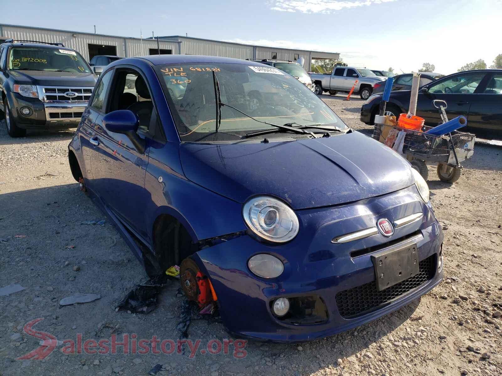 2013 FIAT 500 — VIN 3C3CFFBR4DT681884