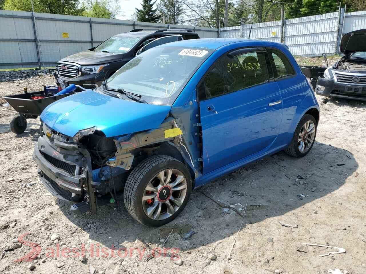 2015 FIAT 500 — VIN 3C3CFFBR5FT613371