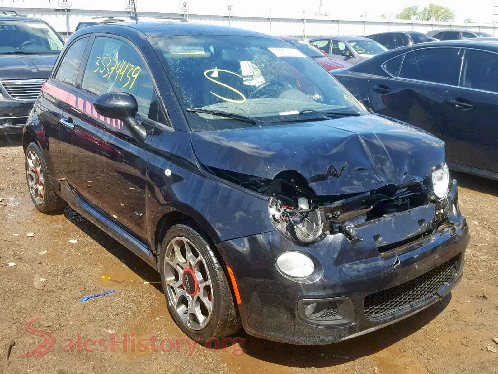 2012 FIAT 500 — VIN 3C3CFFBR6CT107737