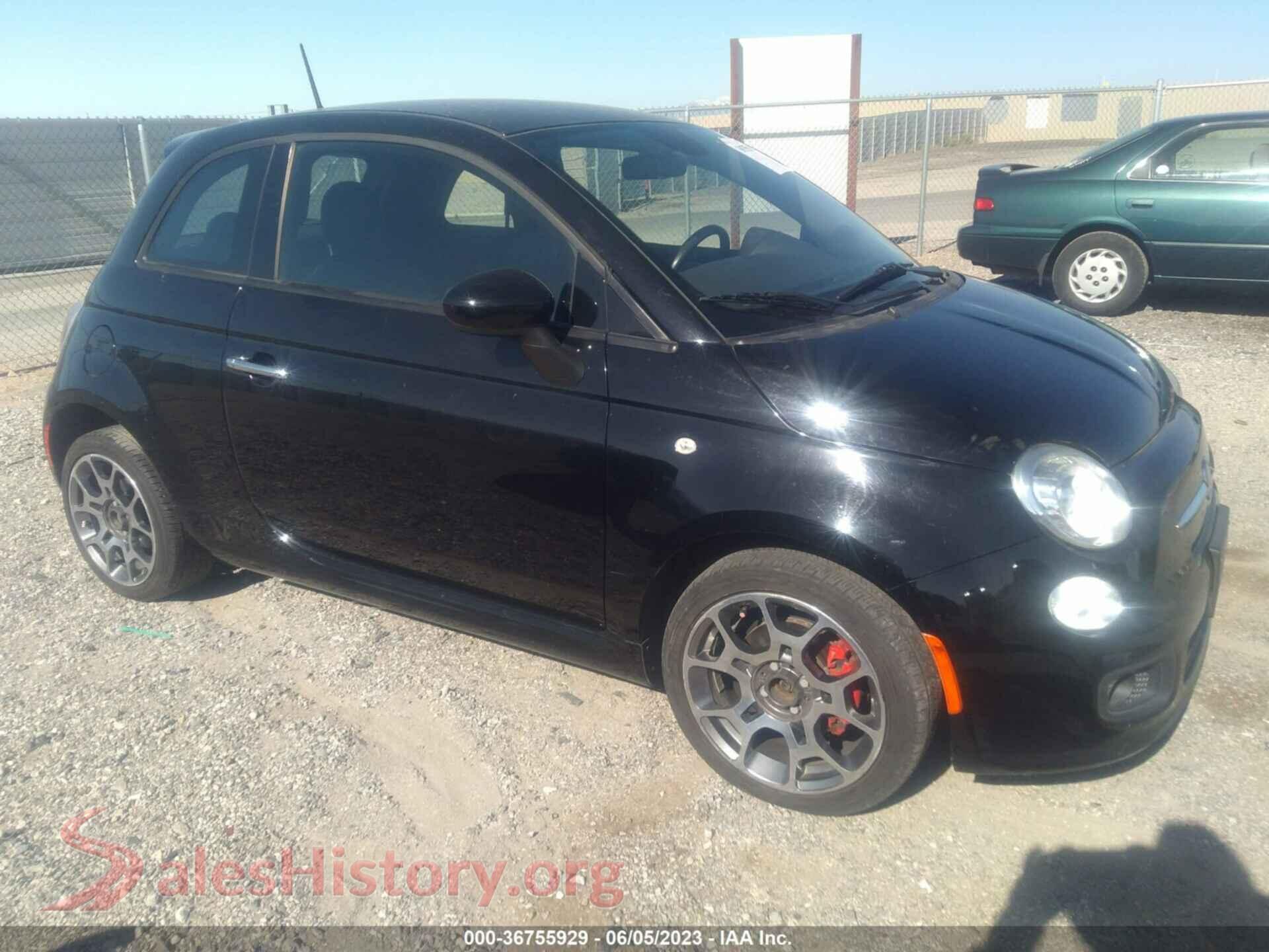 2015 FIAT 500 — VIN 3C3CFFBR7FT576484