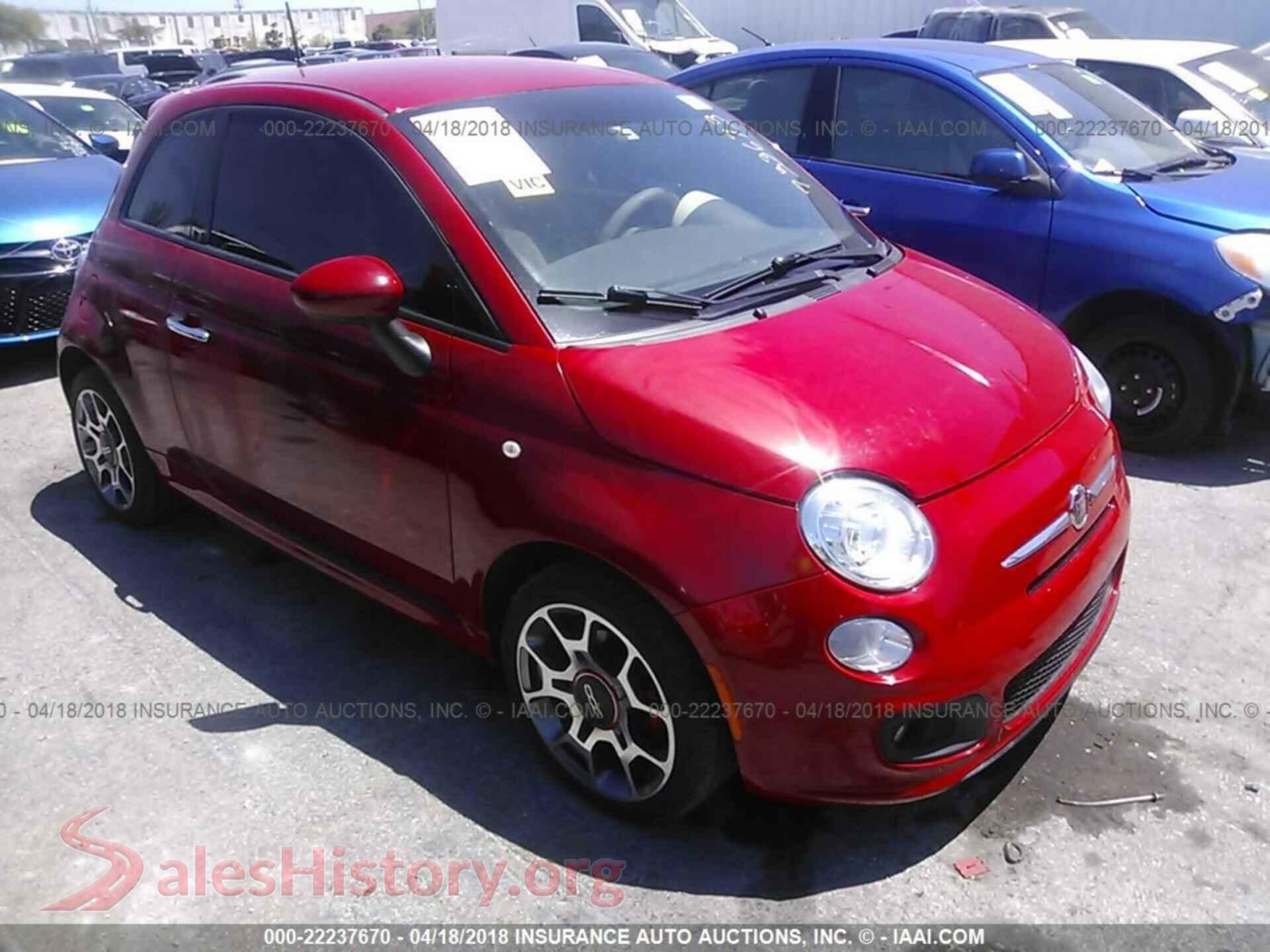 2015 Fiat 500 — VIN 3C3CFFBR7FT733673