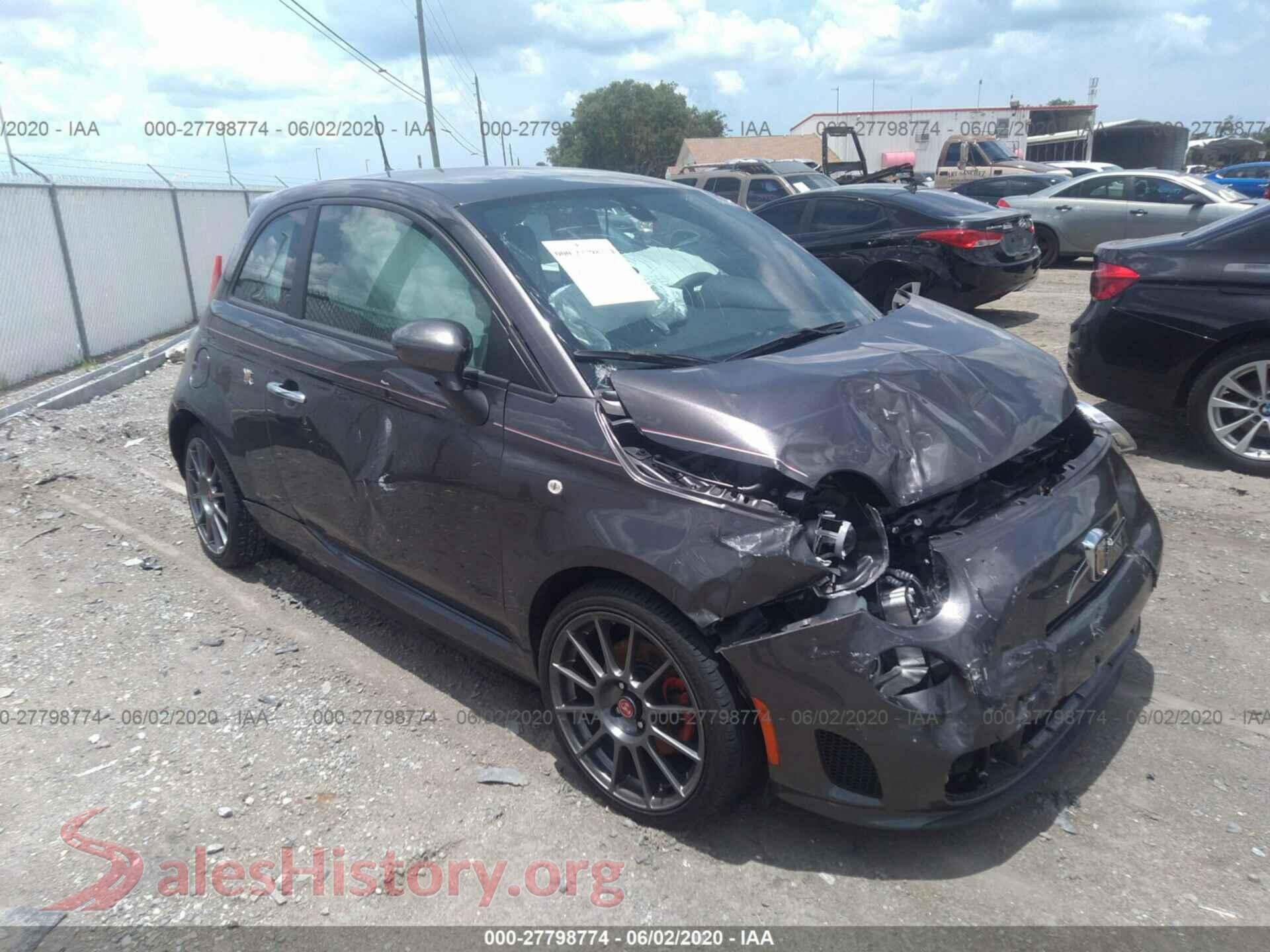 2019 FIAT 500 — VIN 3C3CFFFH8KT803340