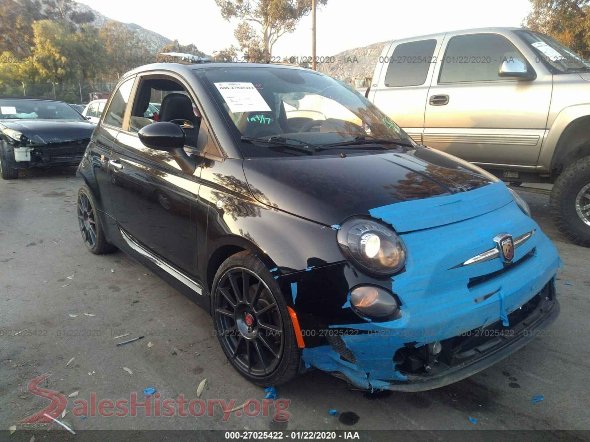 2015 FIAT 500 — VIN 3C3CFFFH9FT502226