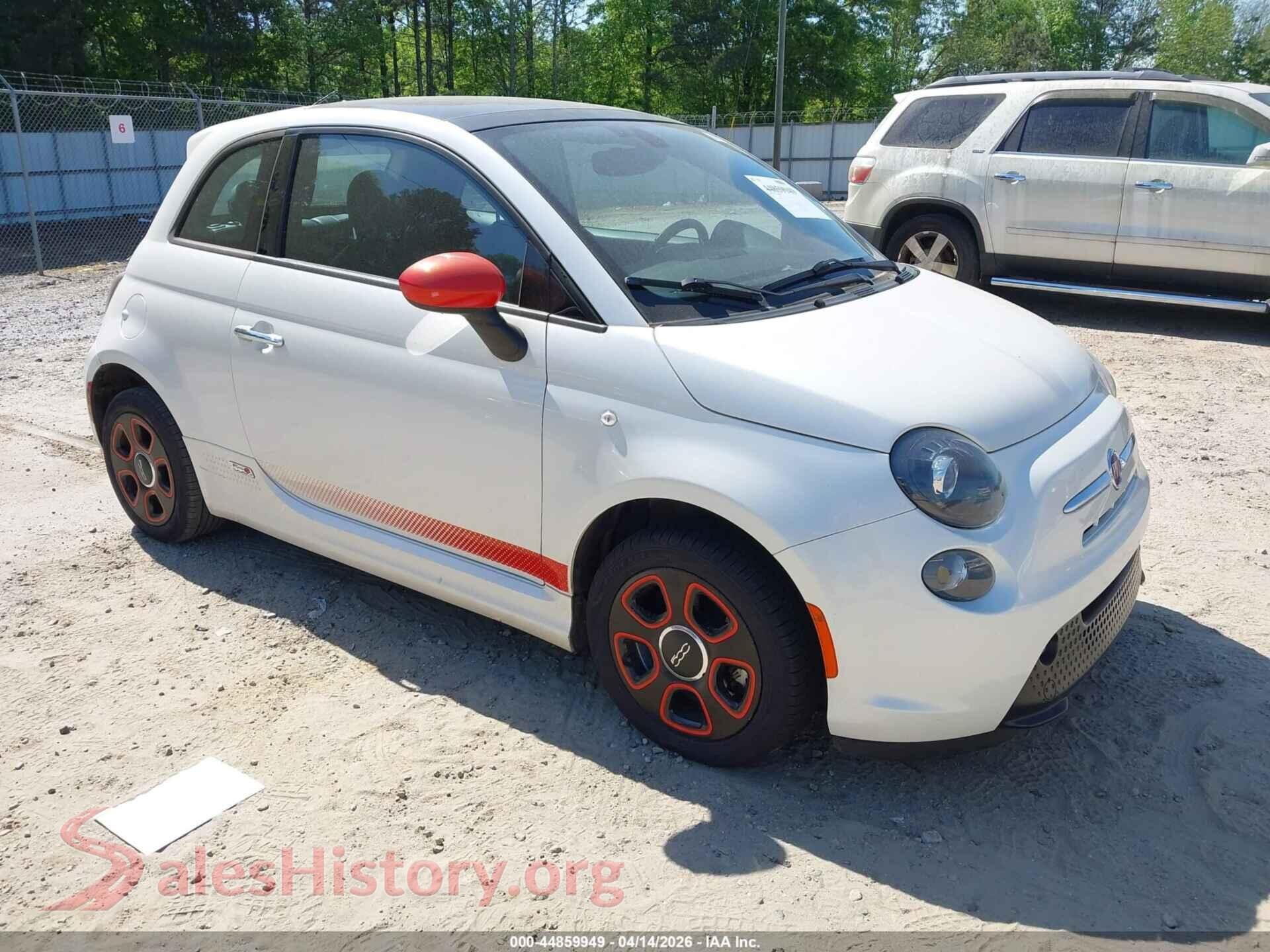 2016 FIAT 500E — VIN 3C3CFFGE8GT113678