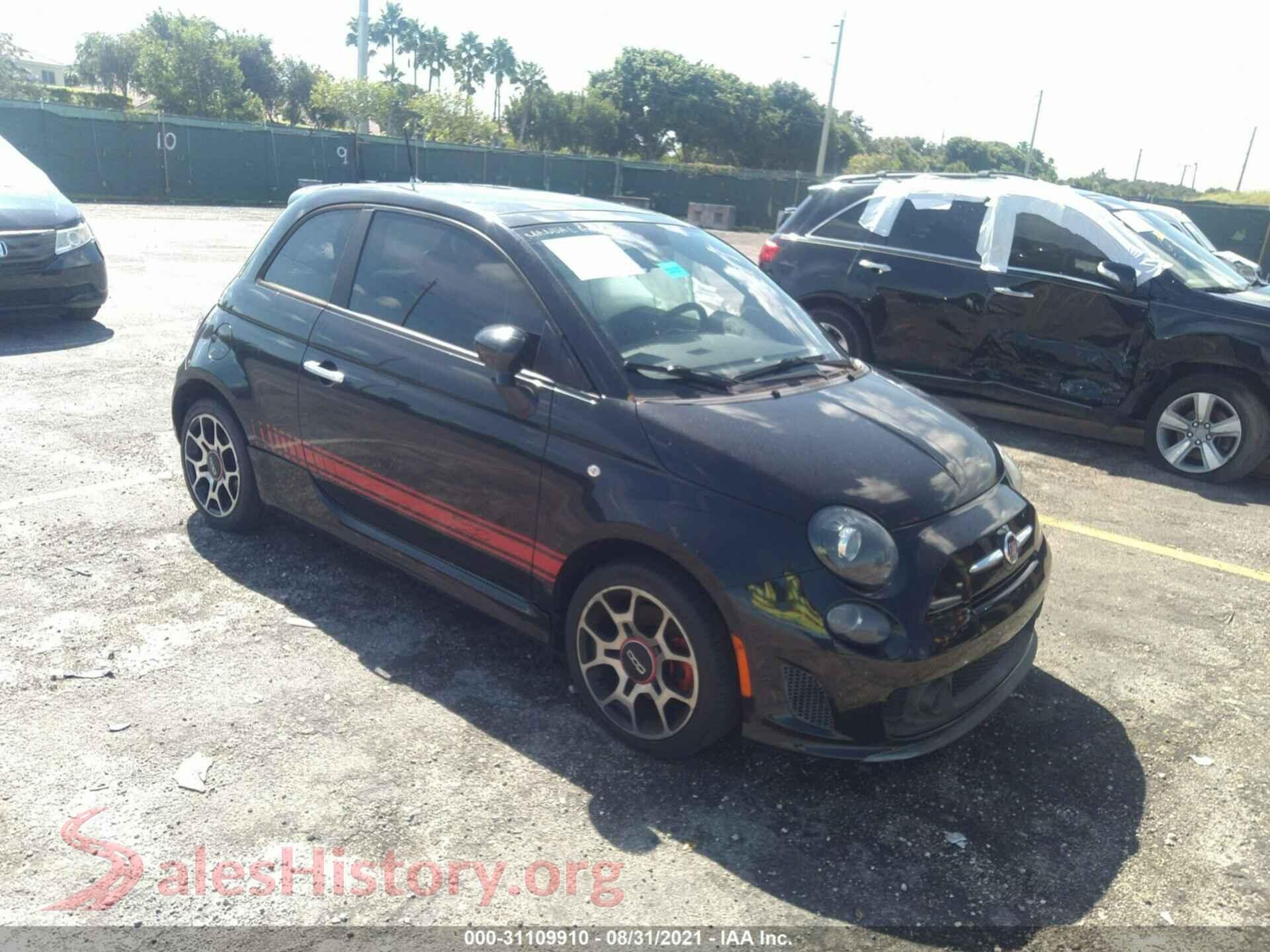 2013 FIAT 500 — VIN 3C3CFFHH2DT543260