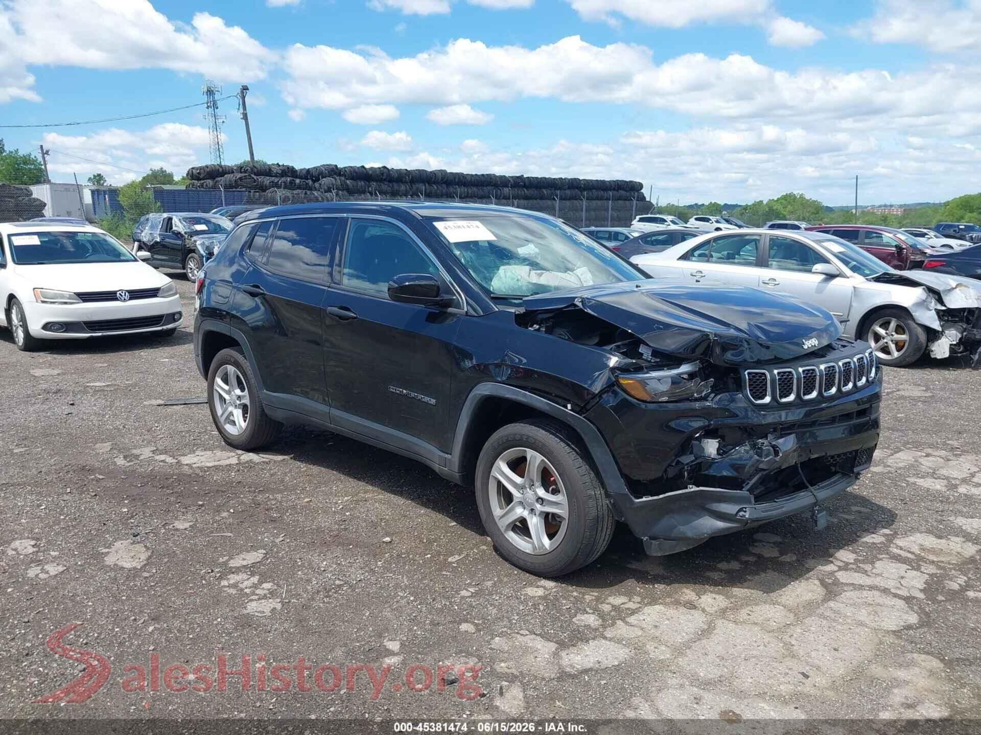 2023 JEEP COMPASS — VIN 3C4NJDAN2PT520637