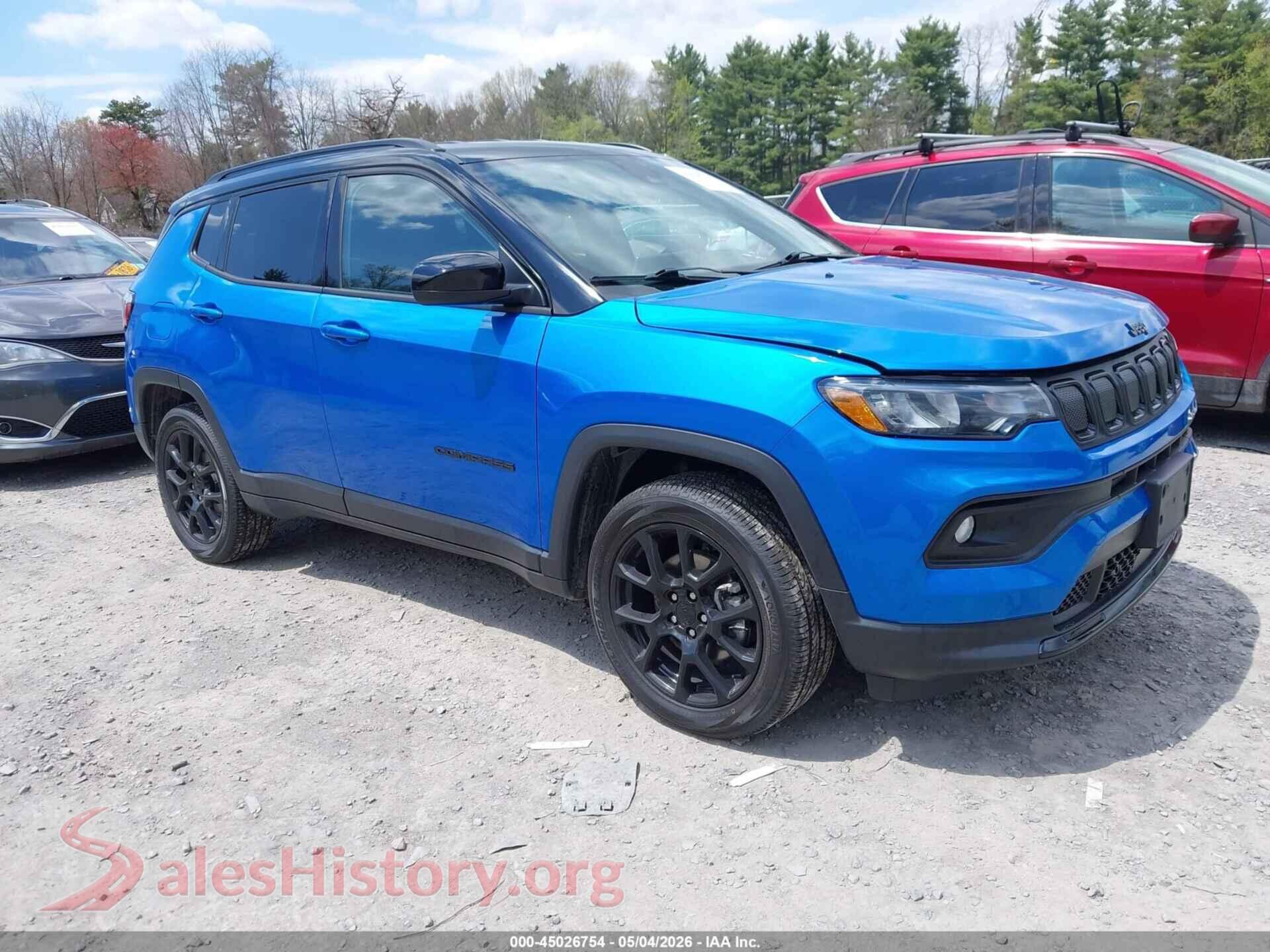 2022 JEEP COMPASS — VIN 3C4NJDBB3NT197152