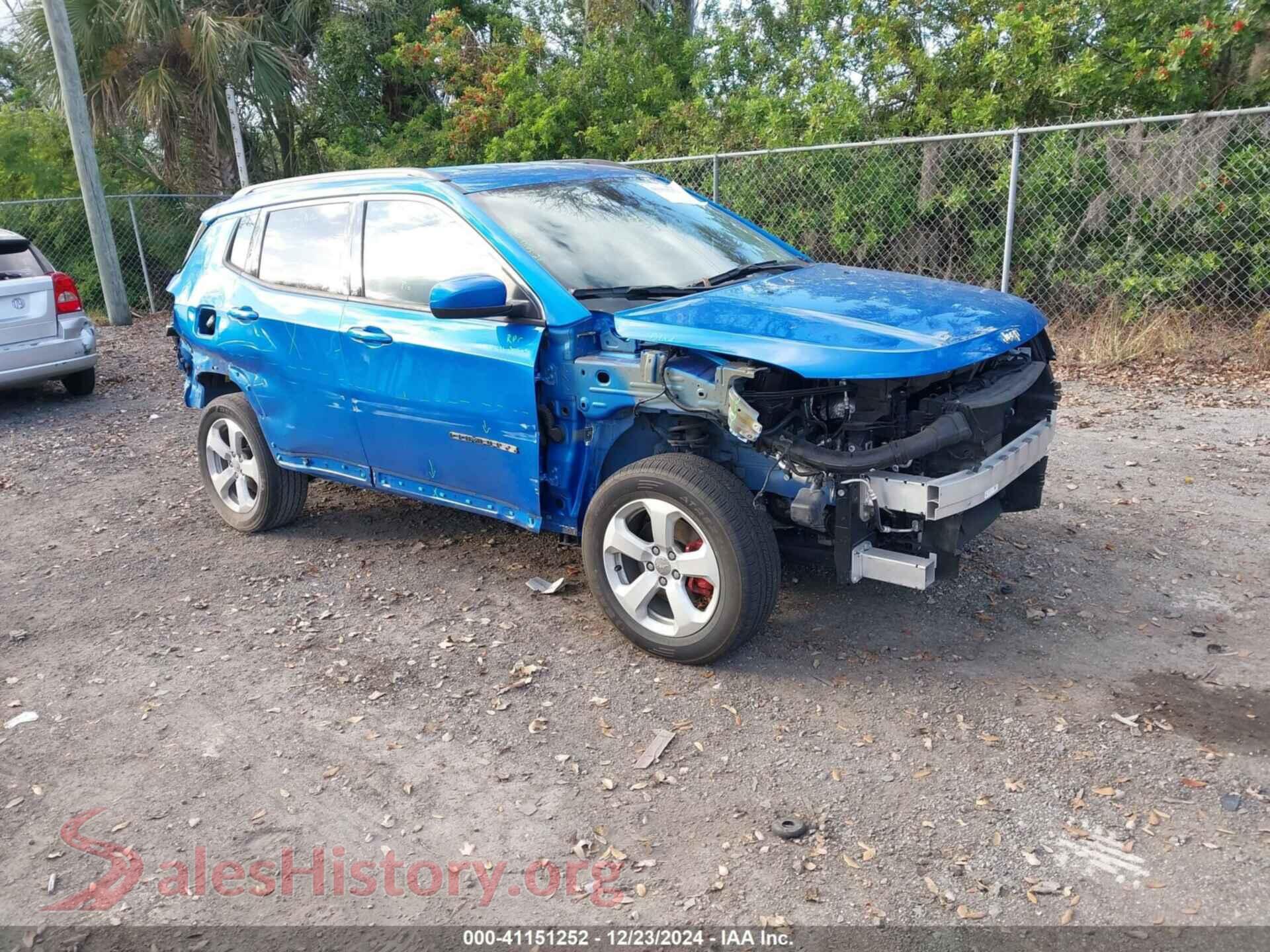 2020 JEEP COMPASS — VIN 3C4NJDBB7LT241005