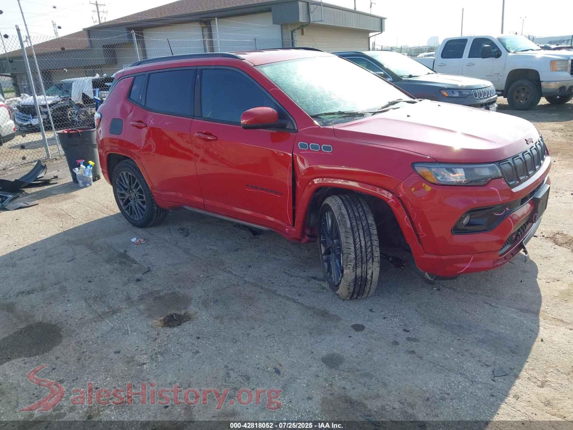 2022 JEEP COMPASS — VIN 3C4NJDCB8NT181785