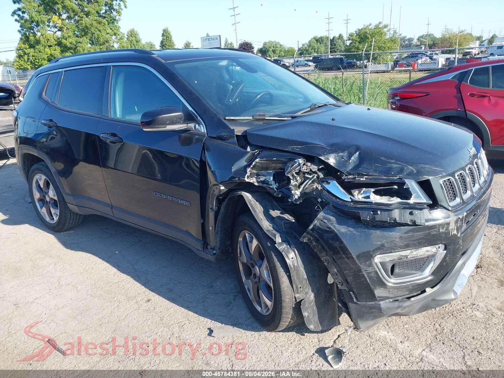 2020 JEEP COMPASS — VIN 3C4NJDCBXLT160854