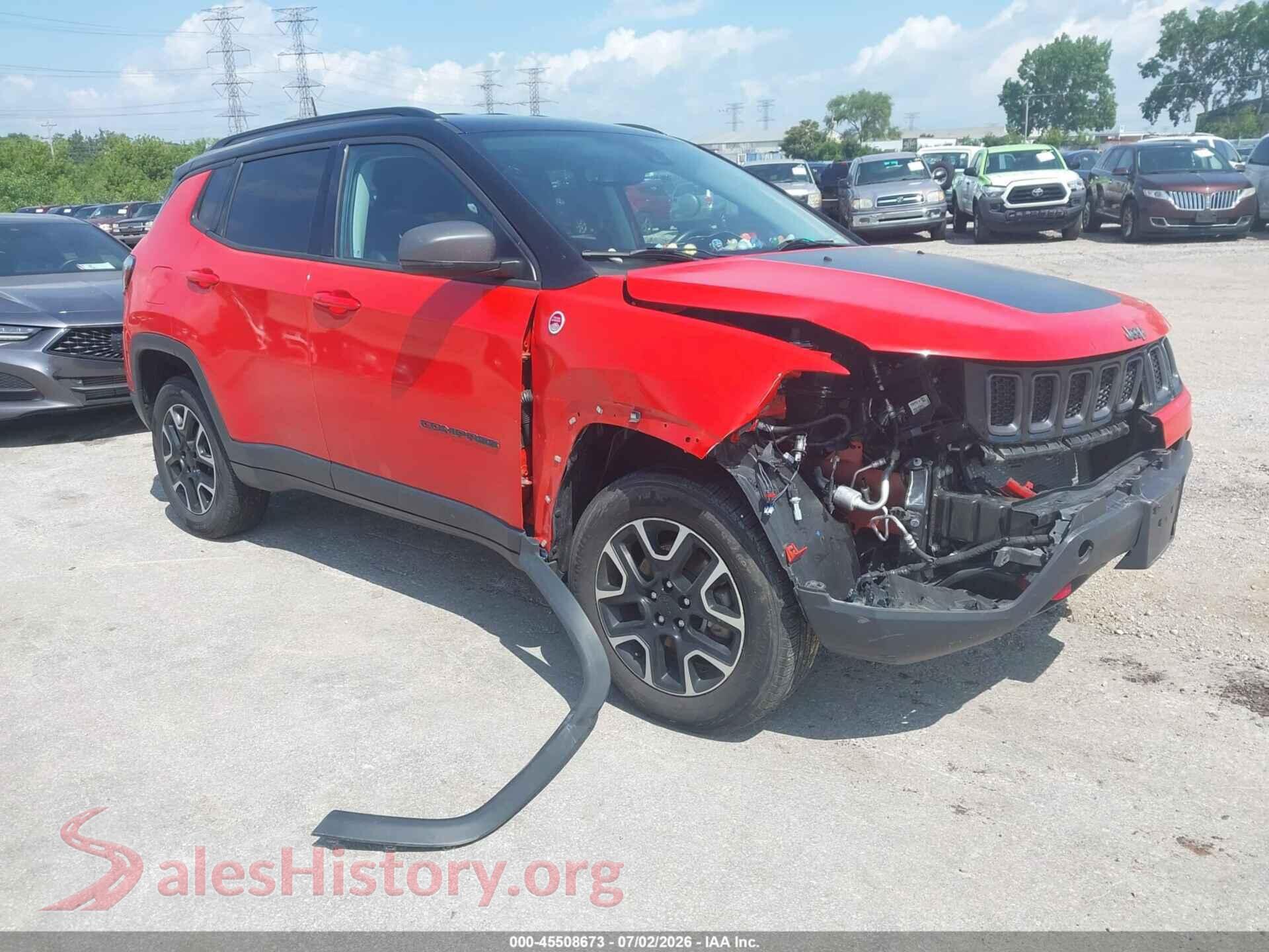 2021 JEEP COMPASS — VIN 3C4NJDDB7MT528956