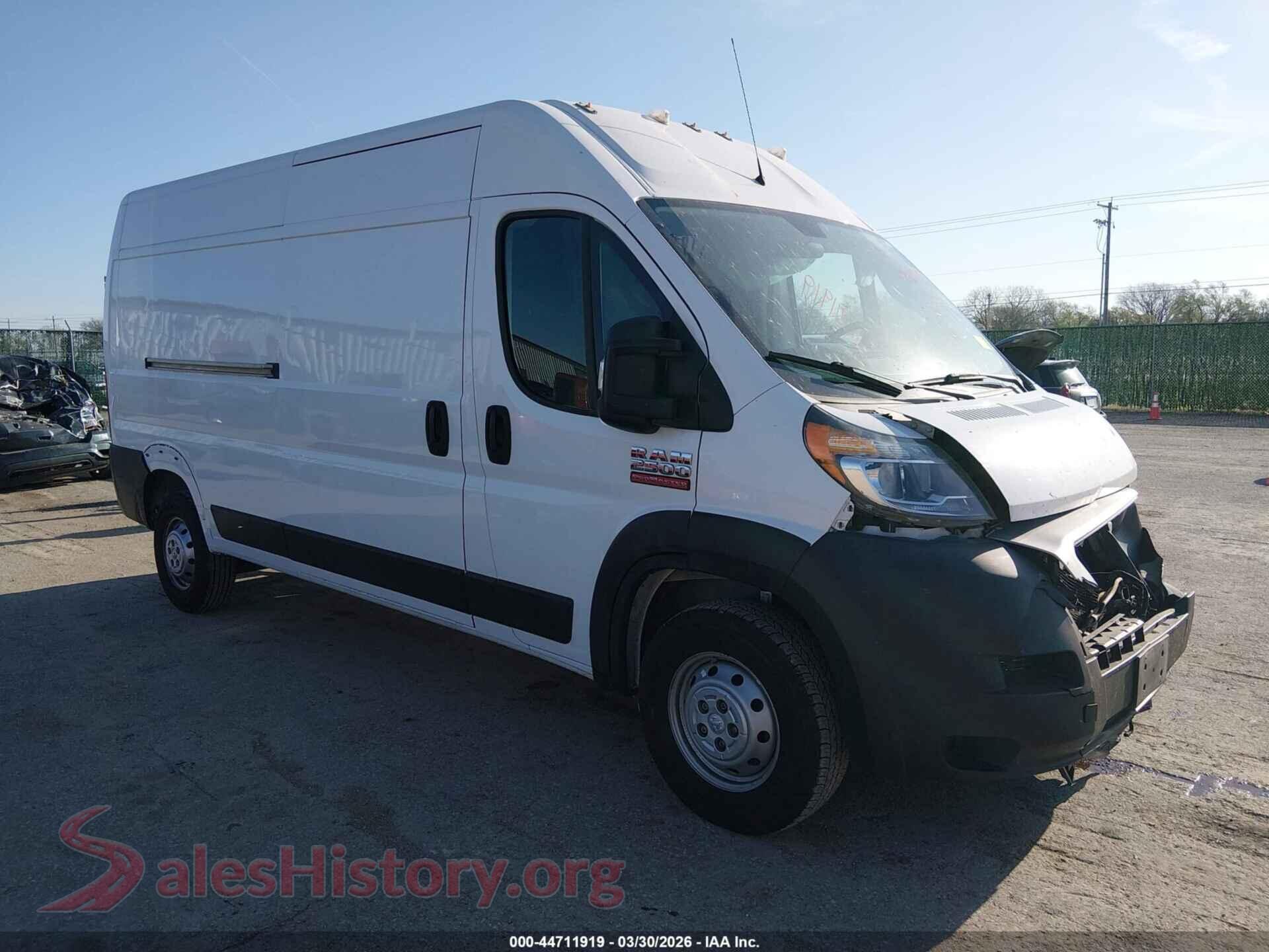 2021 RAM PROMASTER 2500 — VIN 3C6LRVDG6ME513961