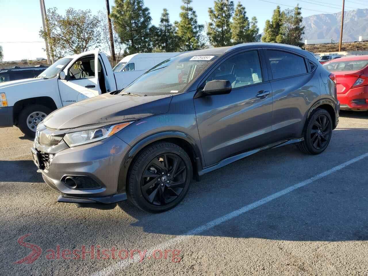 2022 HONDA HR-V — VIN 3CZRU5H14NM737853