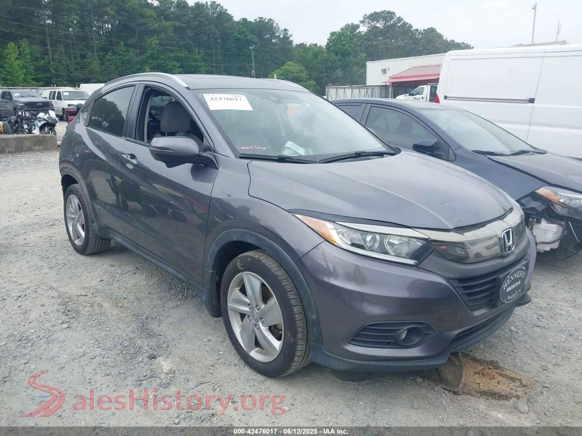 2019 HONDA HR-V — VIN 3CZRU5H54KM710425