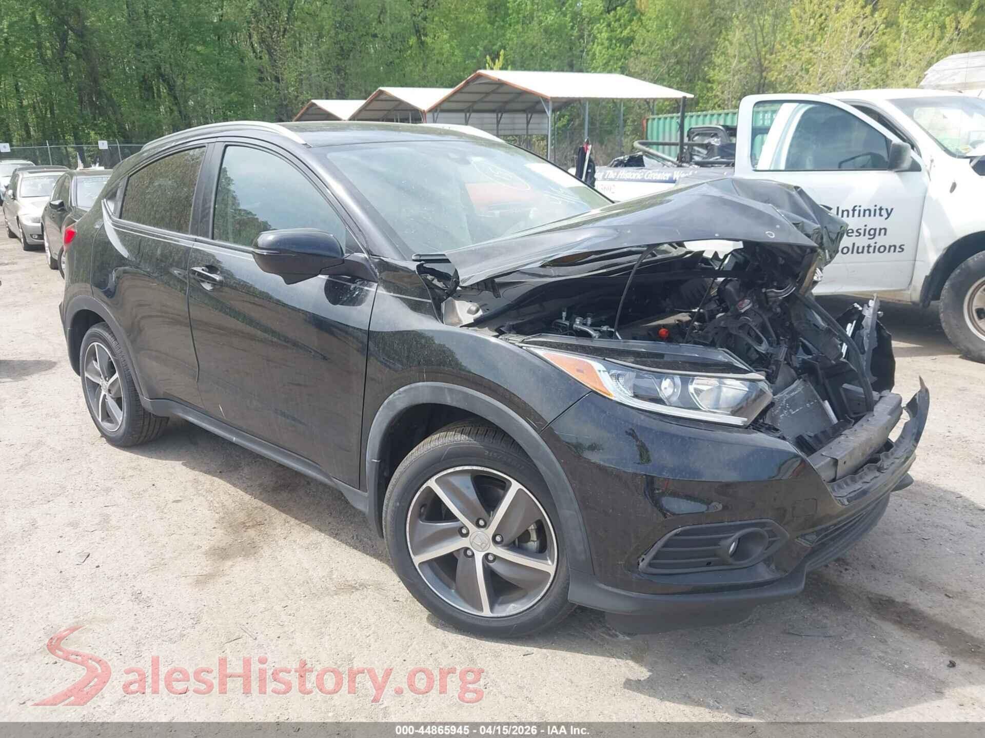 2021 HONDA HR-V — VIN 3CZRU5H54MM727227