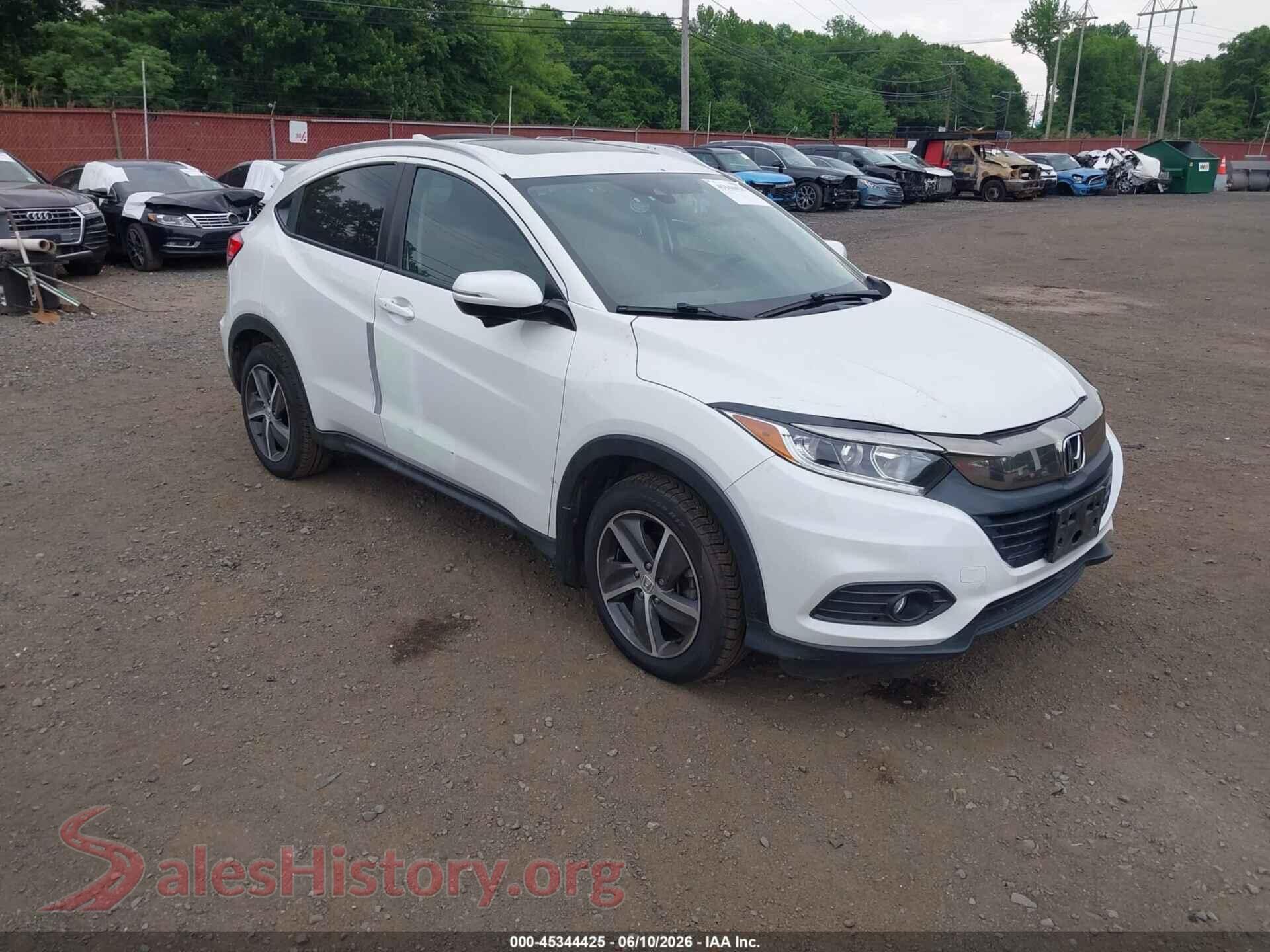 2021 HONDA HR-V — VIN 3CZRU6H53MM734918