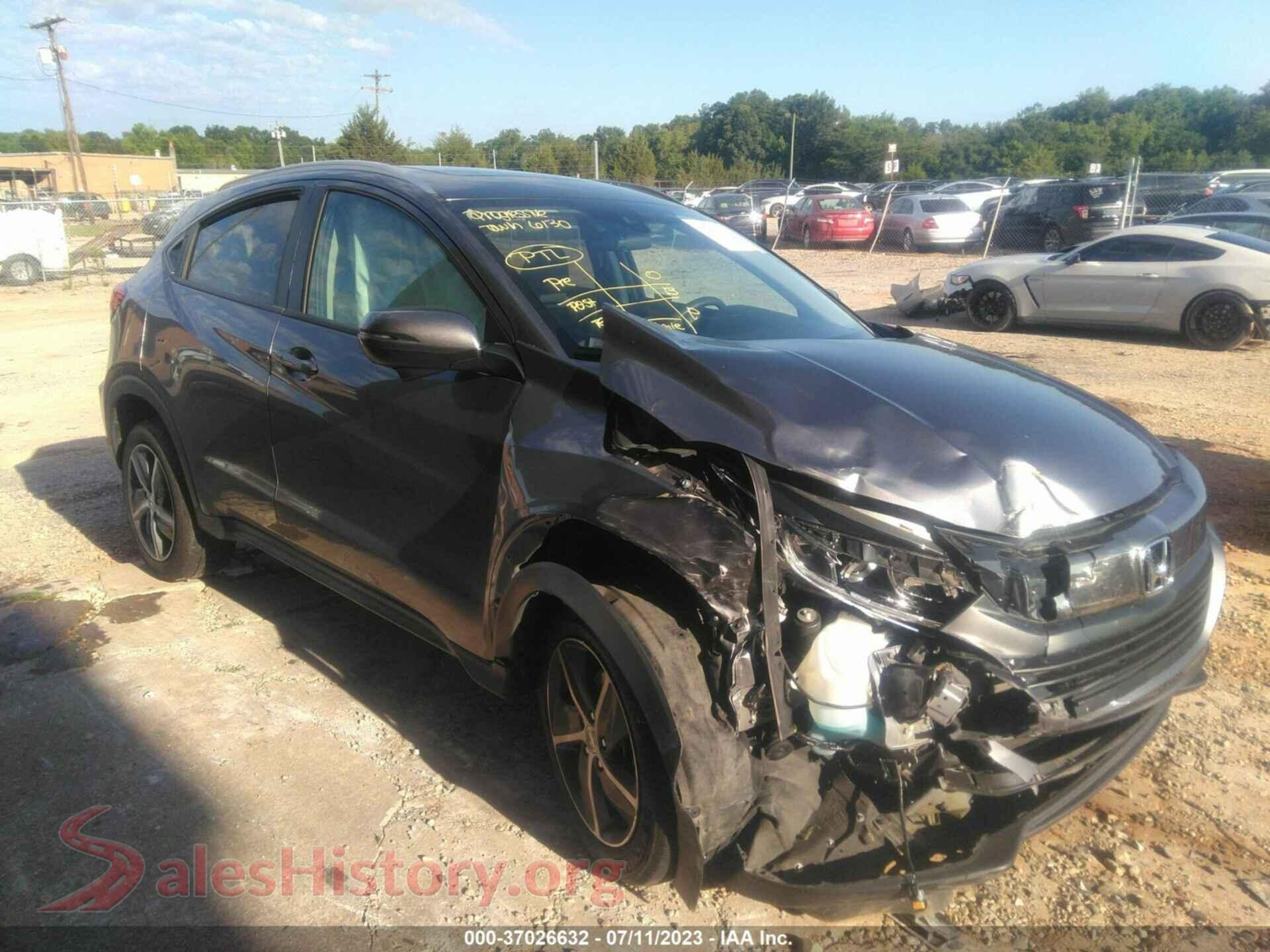 2021 HONDA HR-V — VIN 3CZRU6H55MM713102