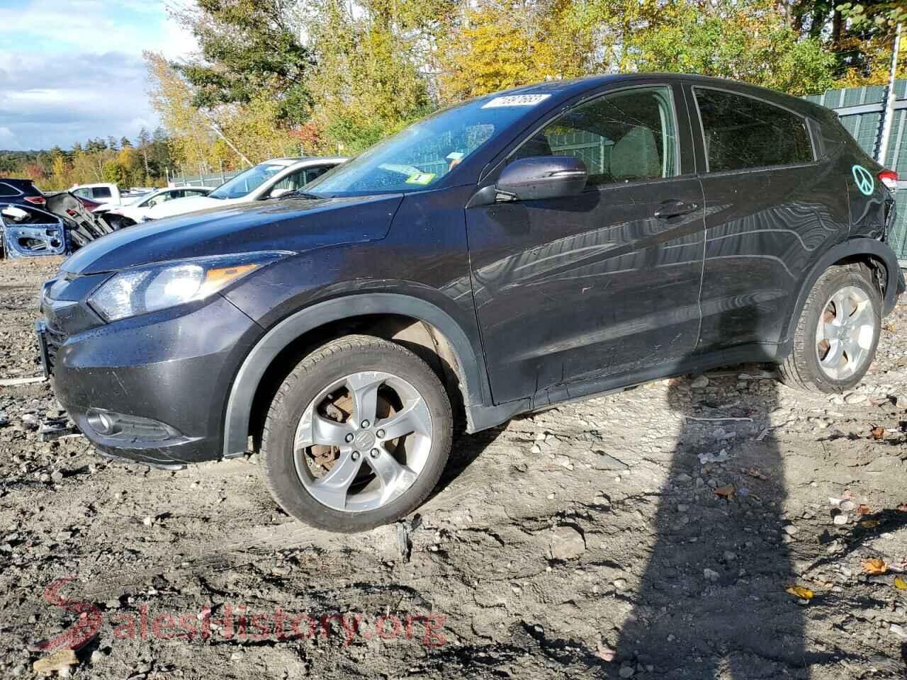 2016 HONDA HR-V — VIN 3CZRU6H56GM740569