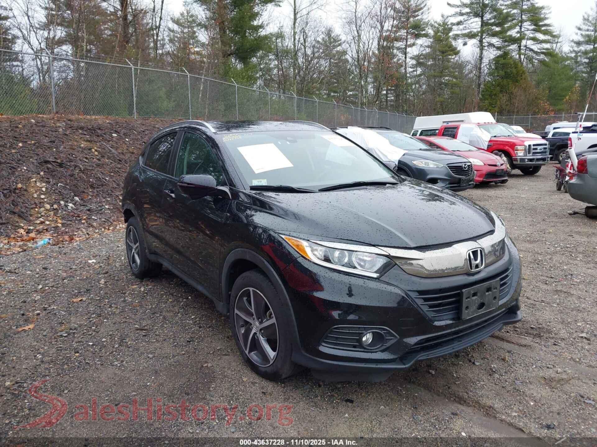 2022 HONDA HR-V — VIN 3CZRU6H57NM710042