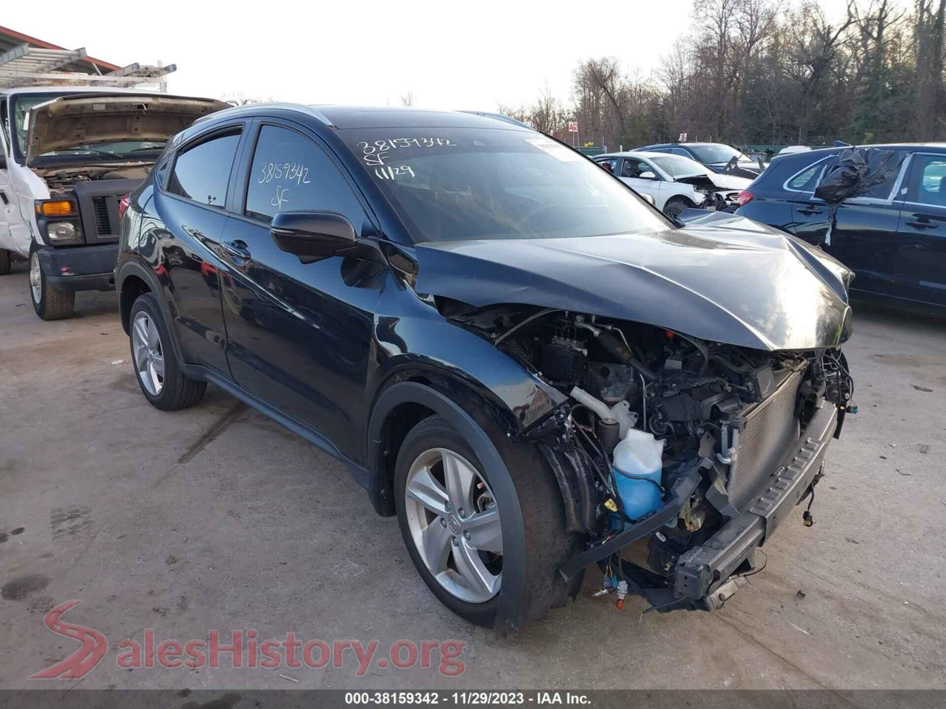 2020 HONDA HR-V — VIN 3CZRU6H58LM705557
