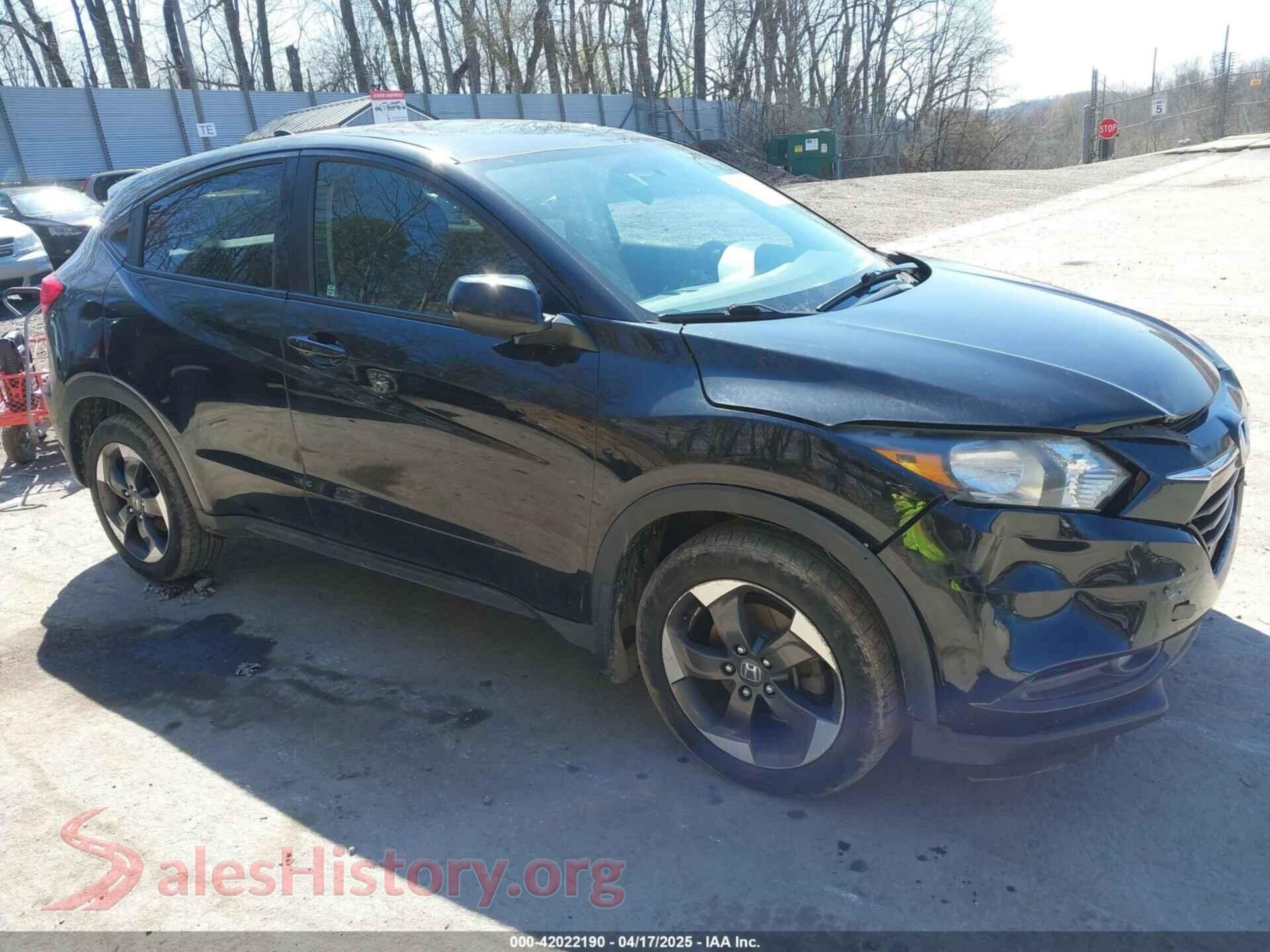 2018 HONDA HR-V — VIN 3CZRU6H5XJG708746