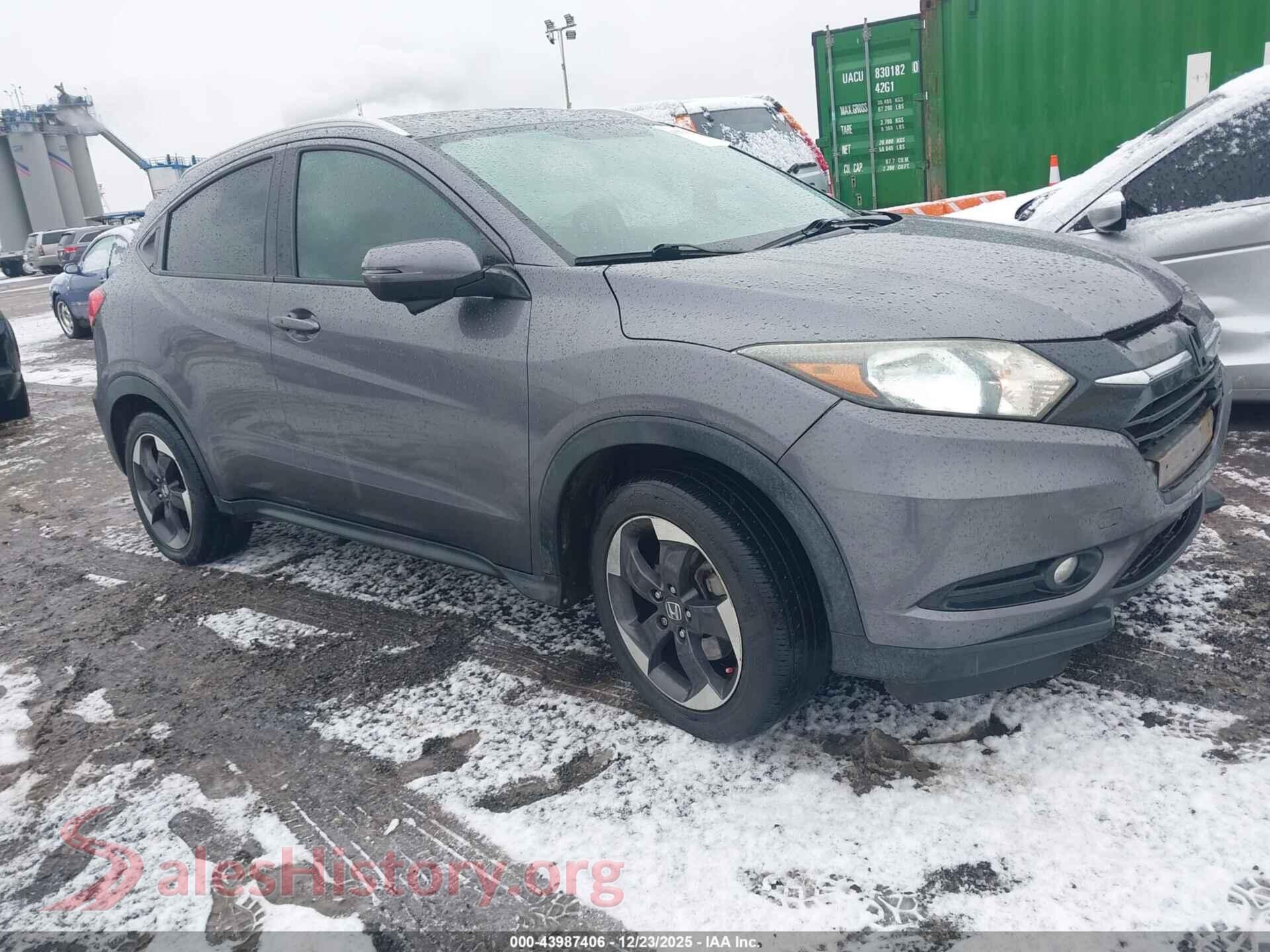 2018 HONDA HR-V — VIN 3CZRU6H75JM725182