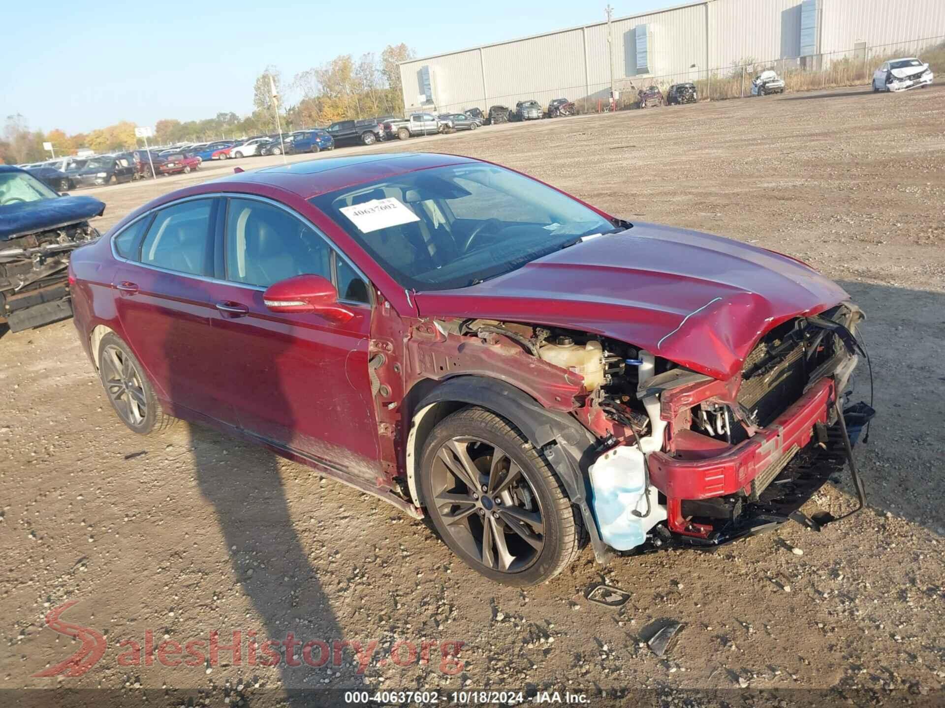 2019 FORD FUSION — VIN 3FA6P0D94KR242877