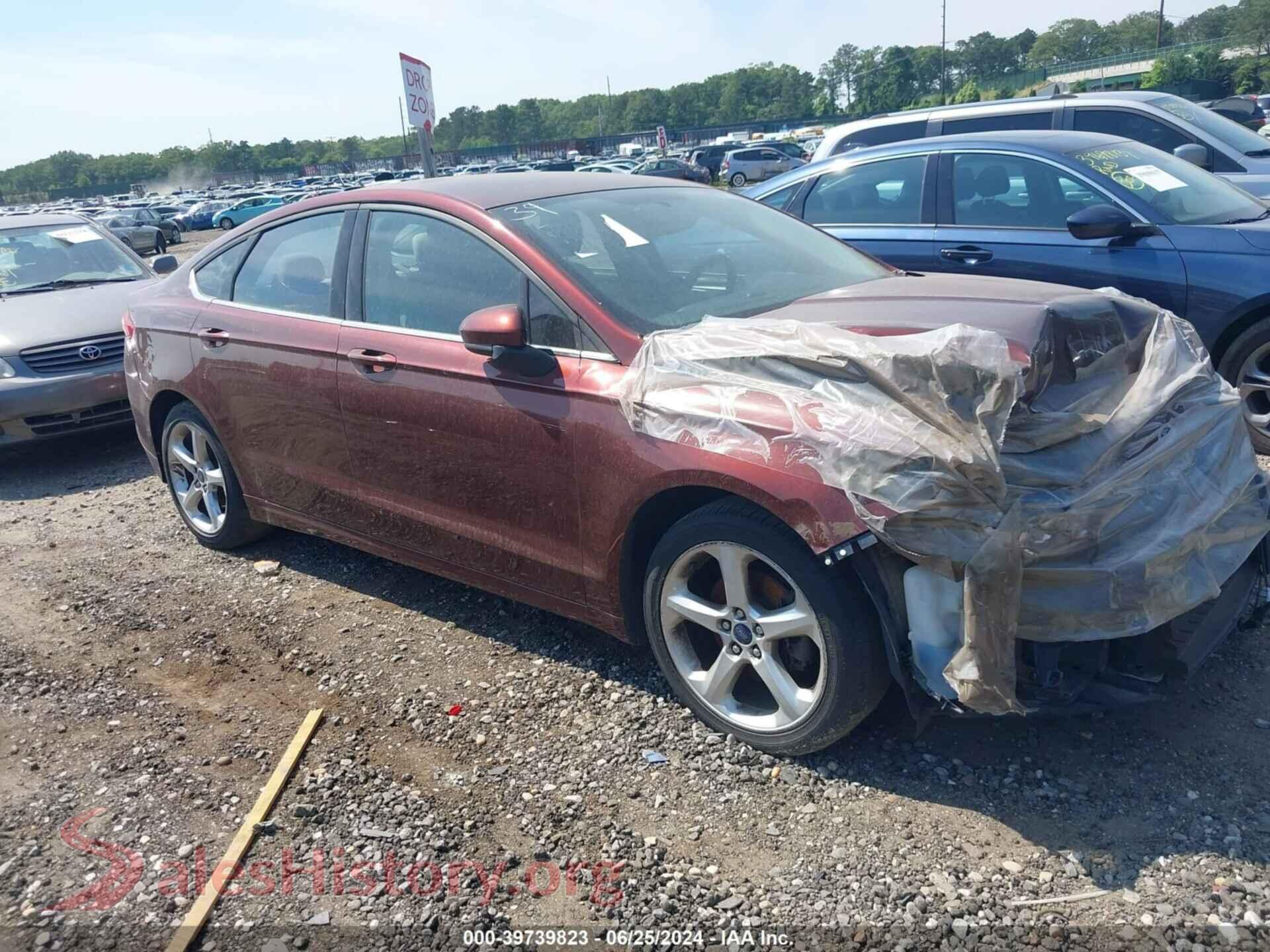 2016 FORD FUSION — VIN 3FA6P0G70GR271875