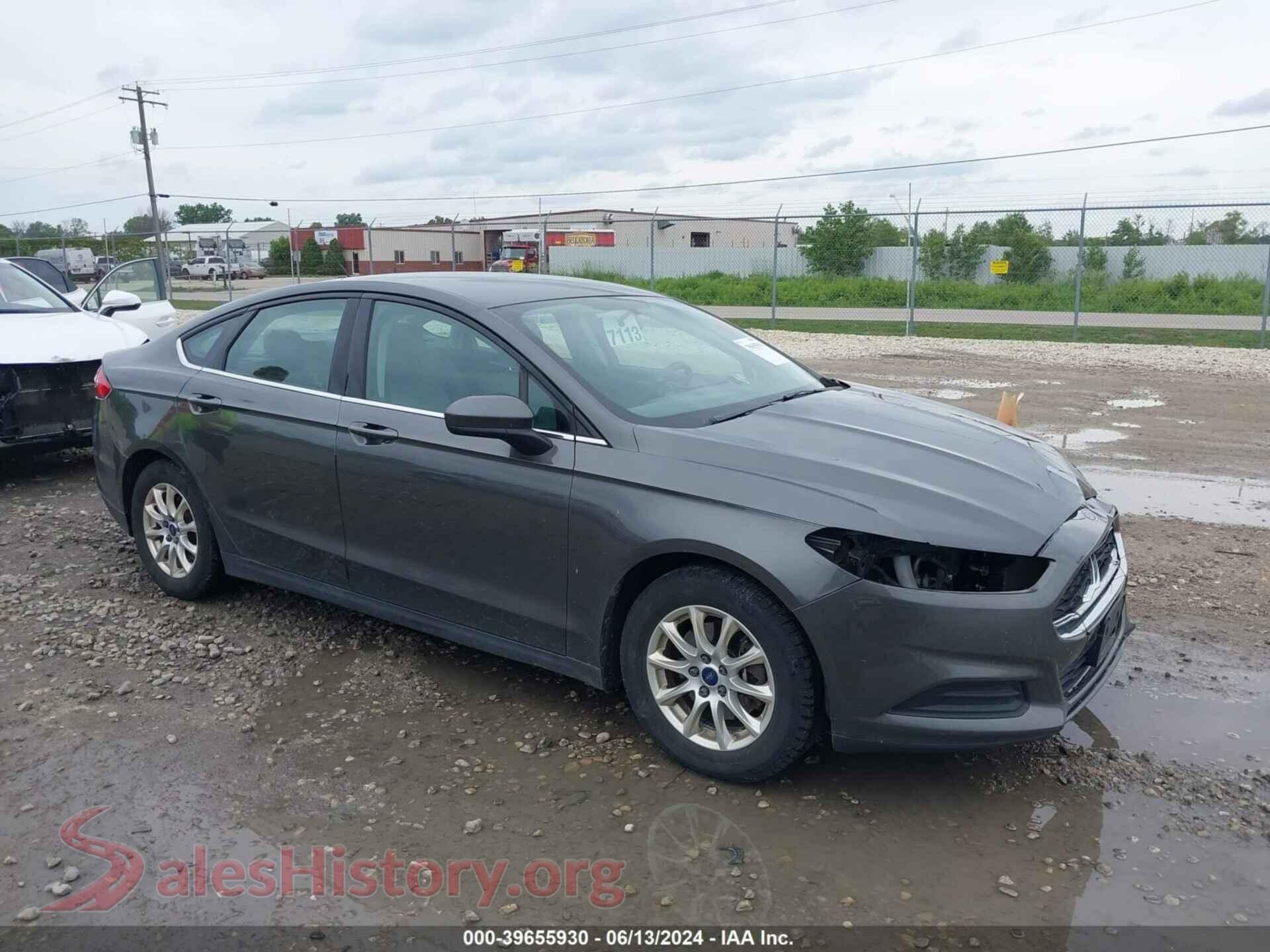 2016 FORD FUSION — VIN 3FA6P0G70GR352343