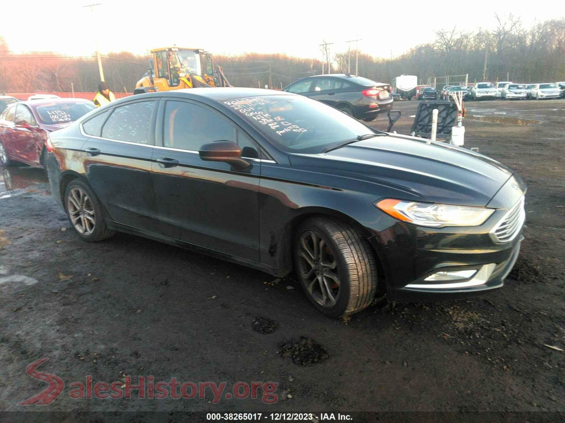 2017 FORD FUSION — VIN 3FA6P0G72HR102619