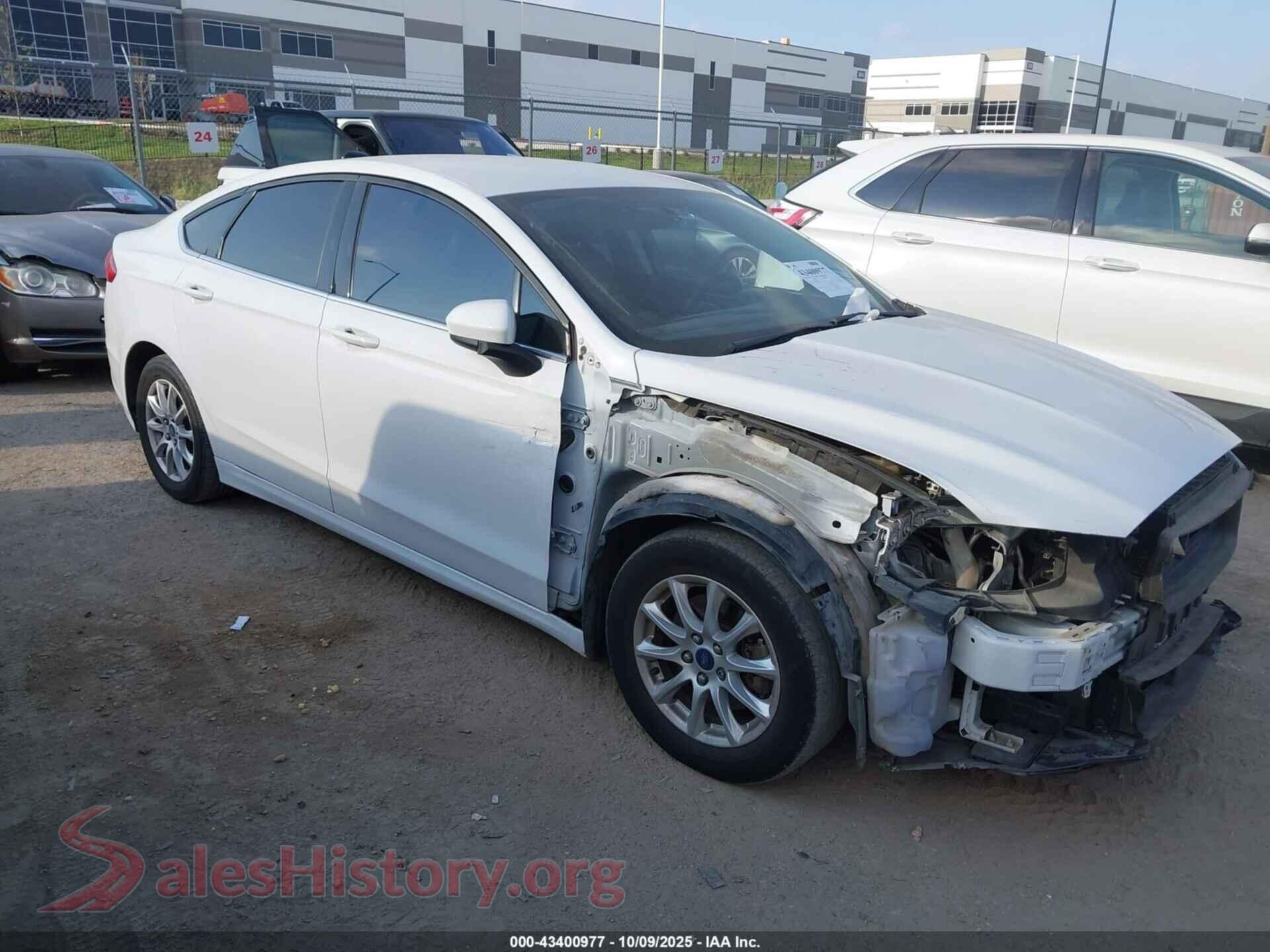 2017 FORD FUSION — VIN 3FA6P0G72HR406744