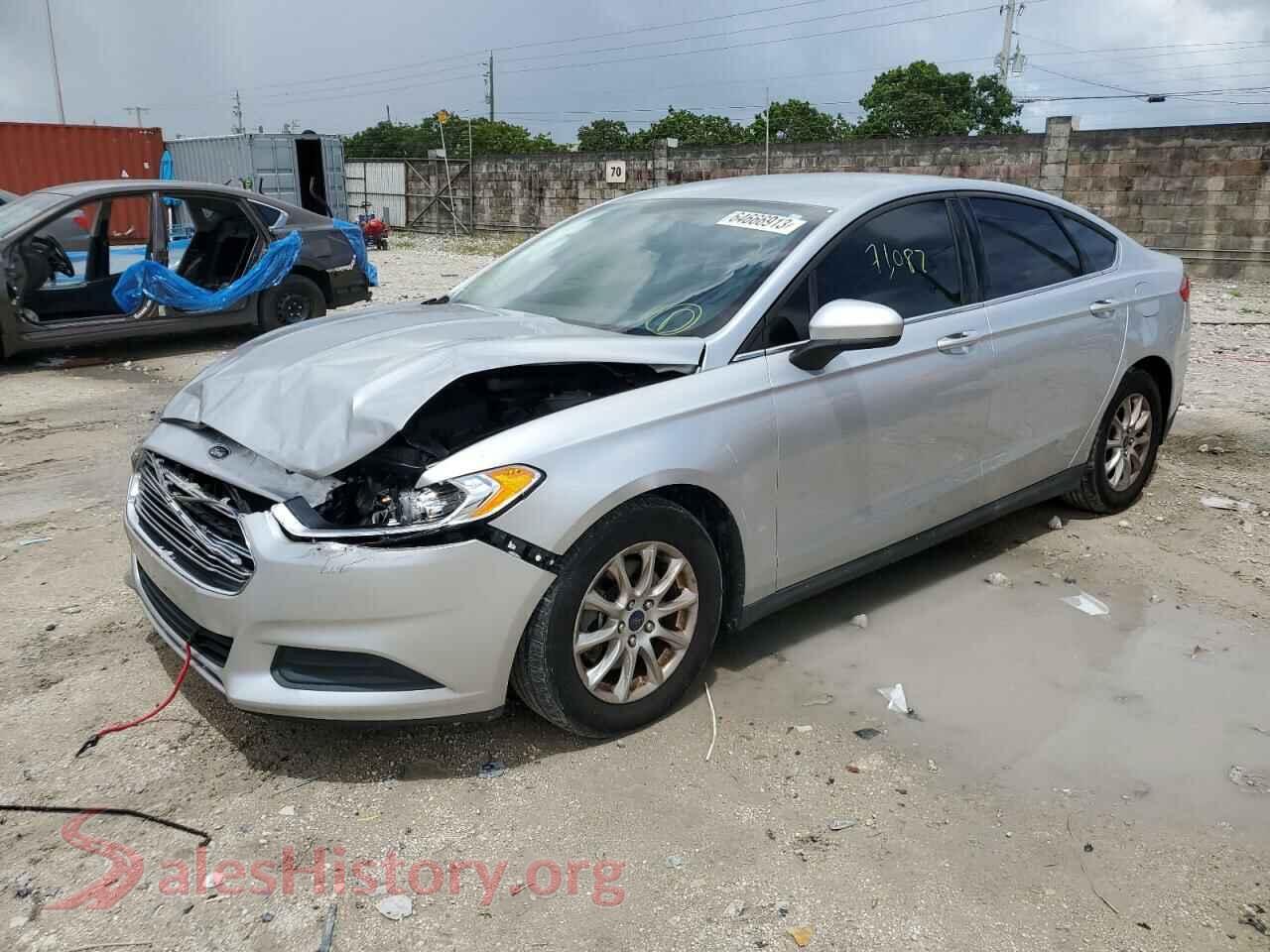 2016 FORD FUSION — VIN 3FA6P0G75GR190919