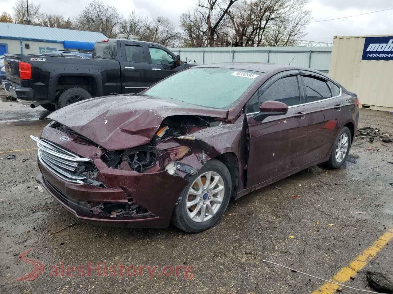 2017 FORD FUSION — VIN 3FA6P0G75HR105076