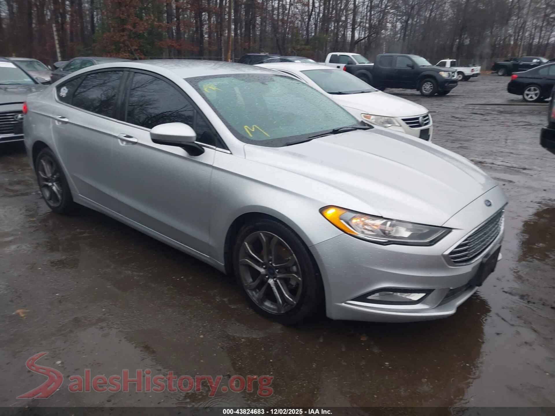 2017 FORD FUSION — VIN 3FA6P0G76HR193748