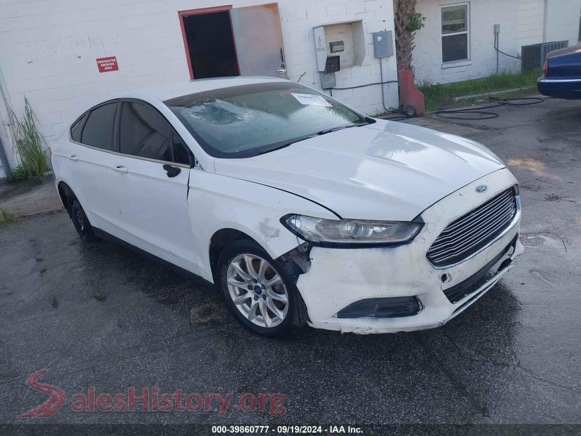 2016 FORD FUSION — VIN 3FA6P0G78GR351196