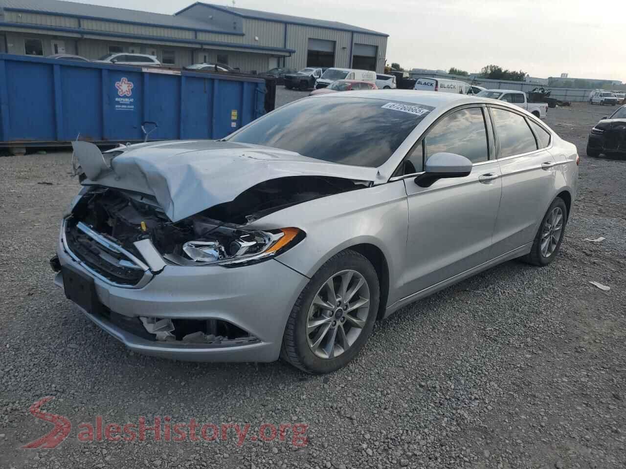 2017 FORD FUSION — VIN 3FA6P0H70HR351631