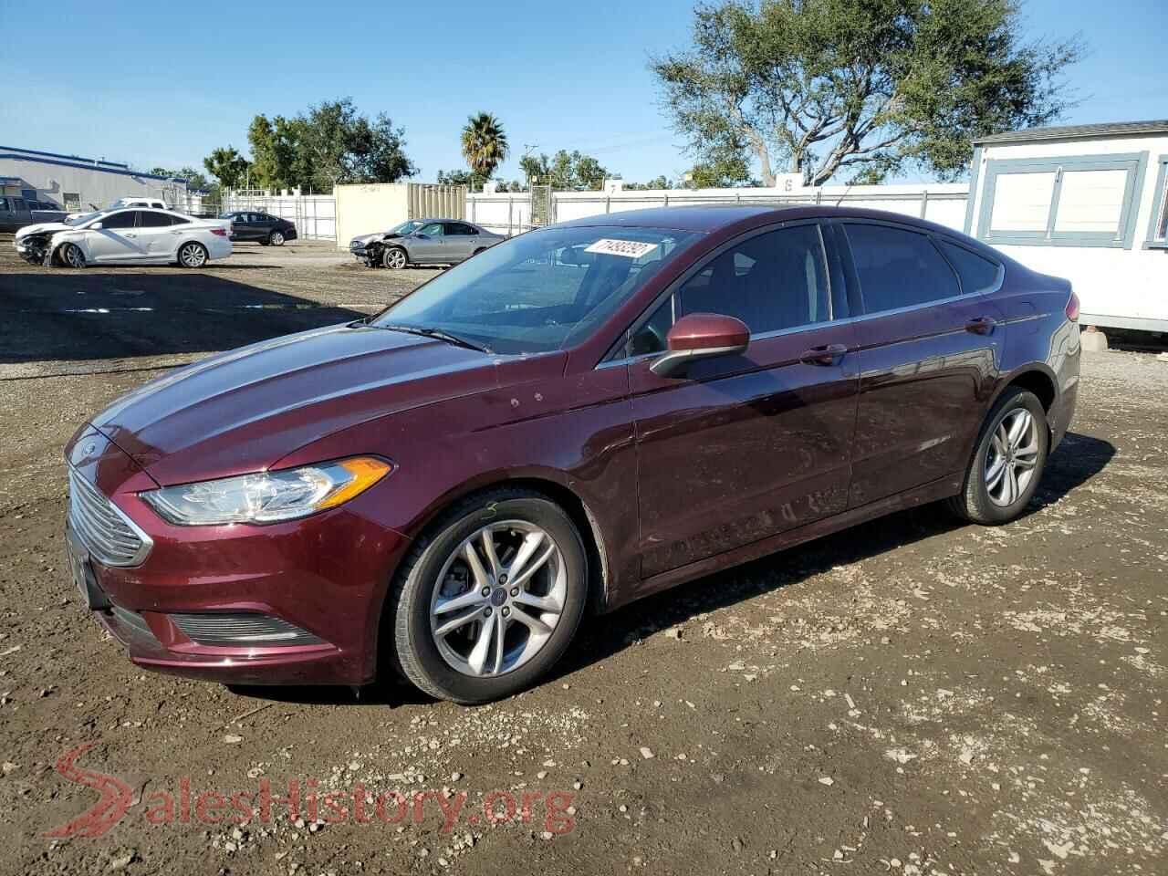 2018 FORD FUSION — VIN 3FA6P0H71JR115463