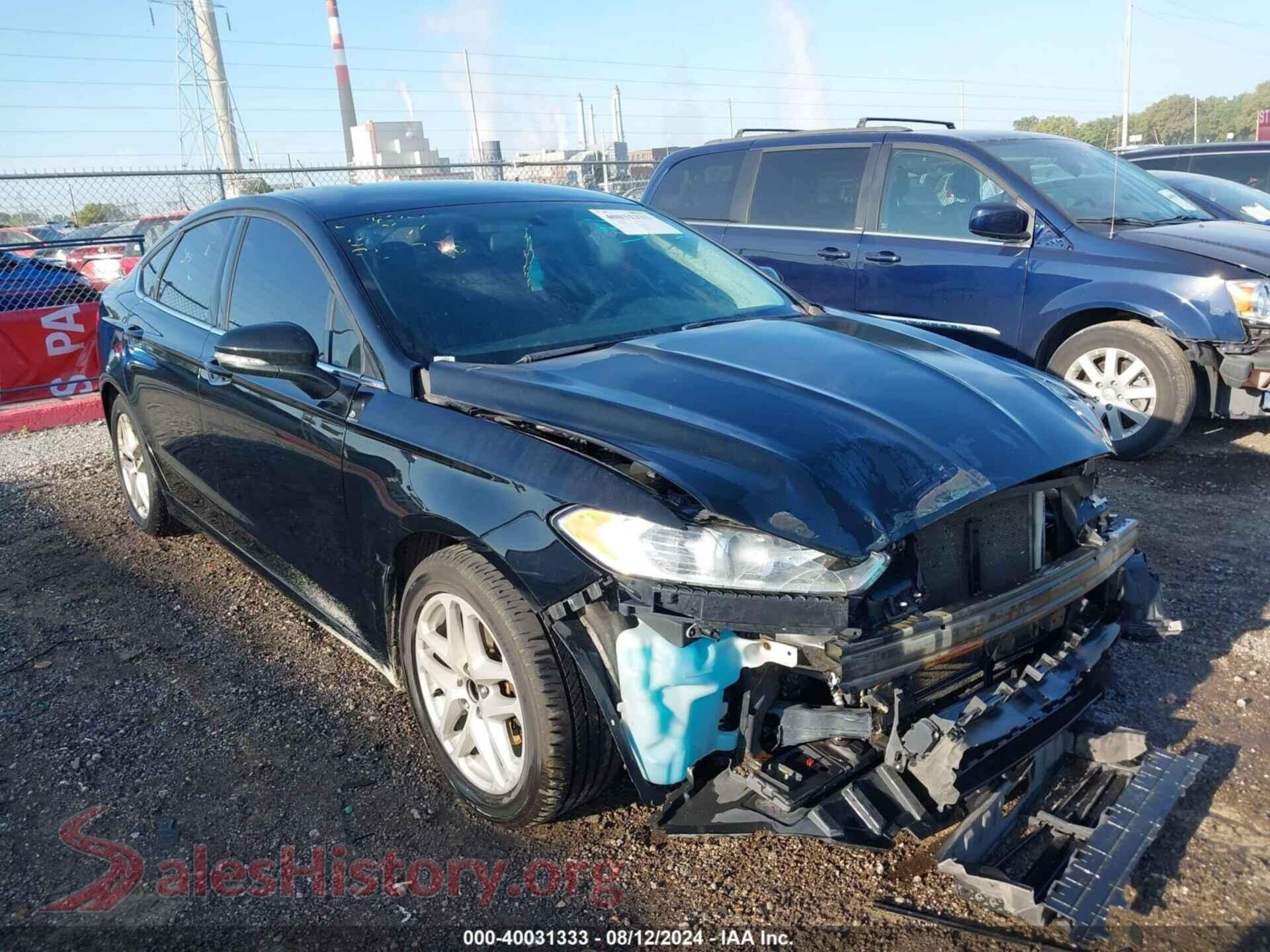2016 FORD FUSION — VIN 3FA6P0H72GR360278