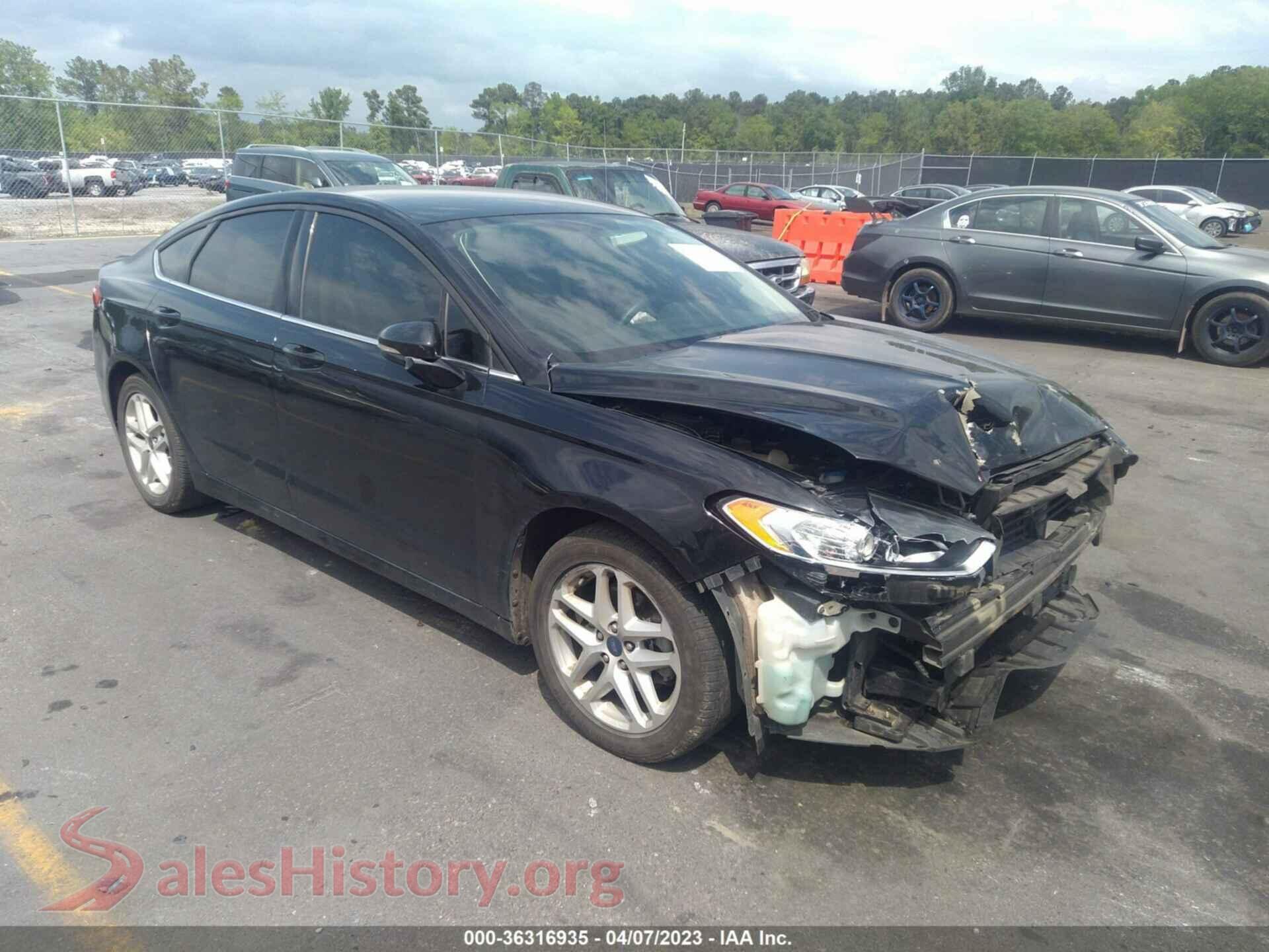 2016 FORD FUSION — VIN 3FA6P0H72GR394740