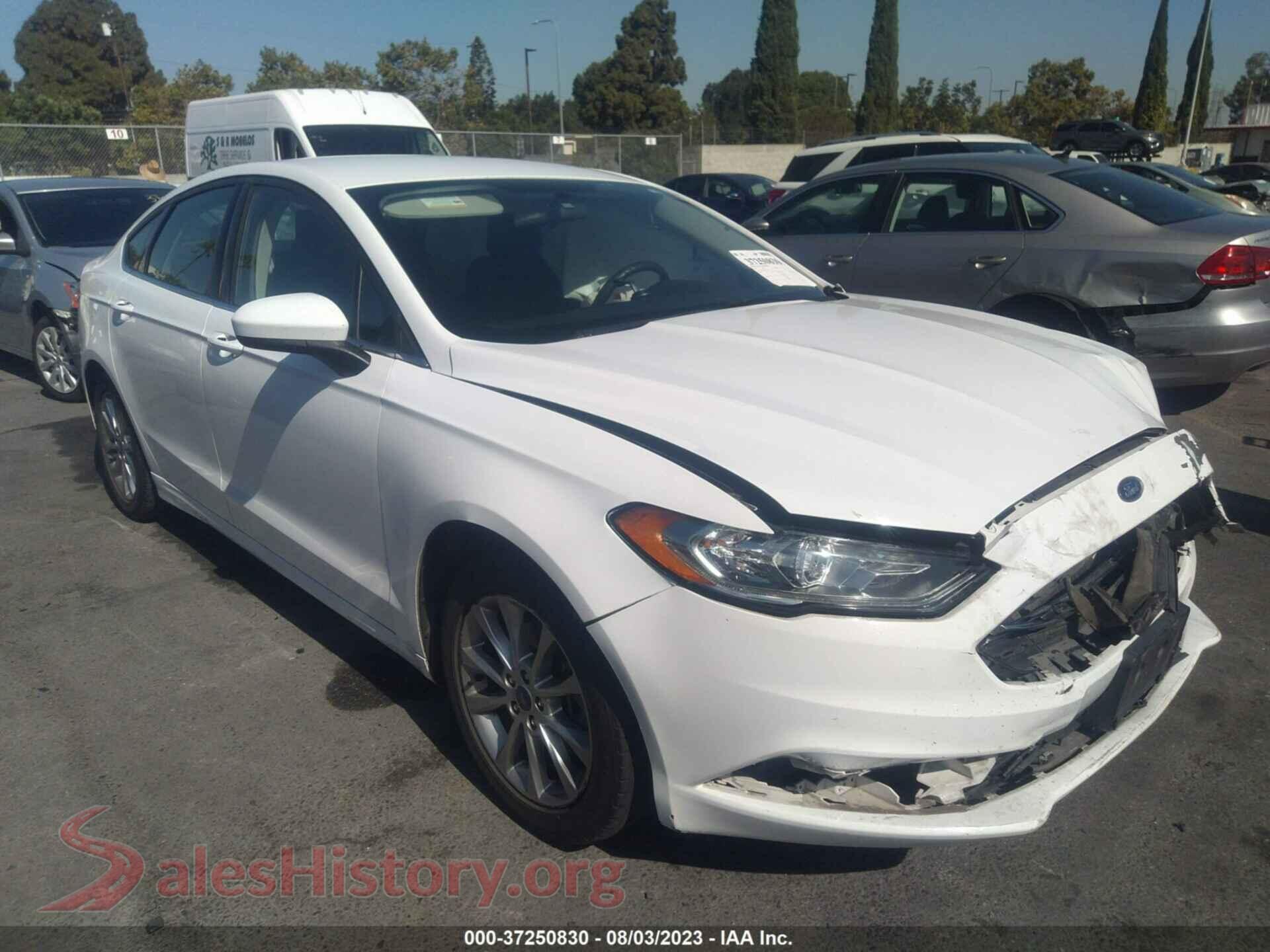2017 FORD FUSION — VIN 3FA6P0H72HR215999