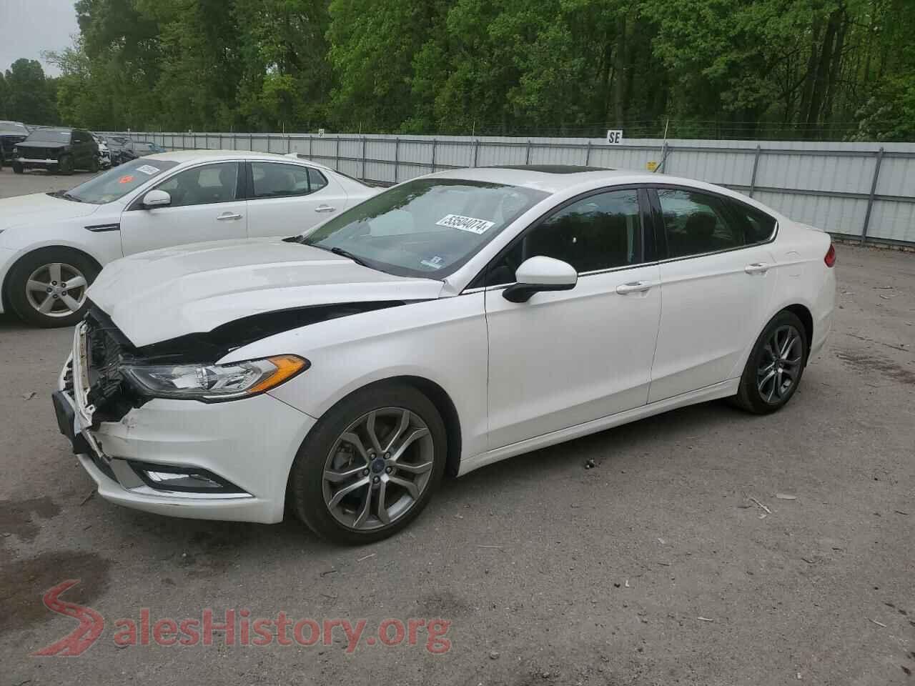 2017 FORD FUSION — VIN 3FA6P0H72HR338752