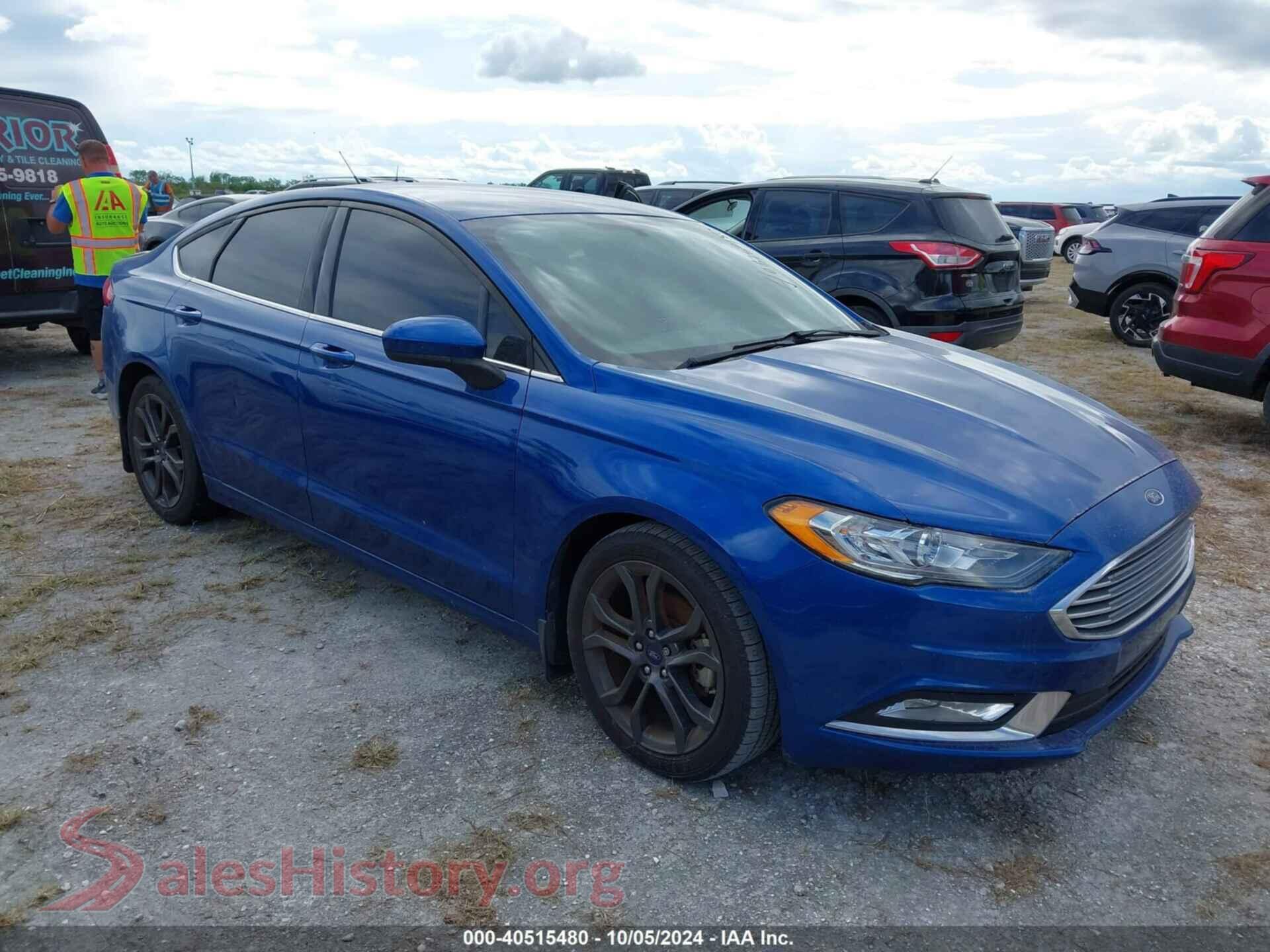 2018 FORD FUSION — VIN 3FA6P0H72JR179236