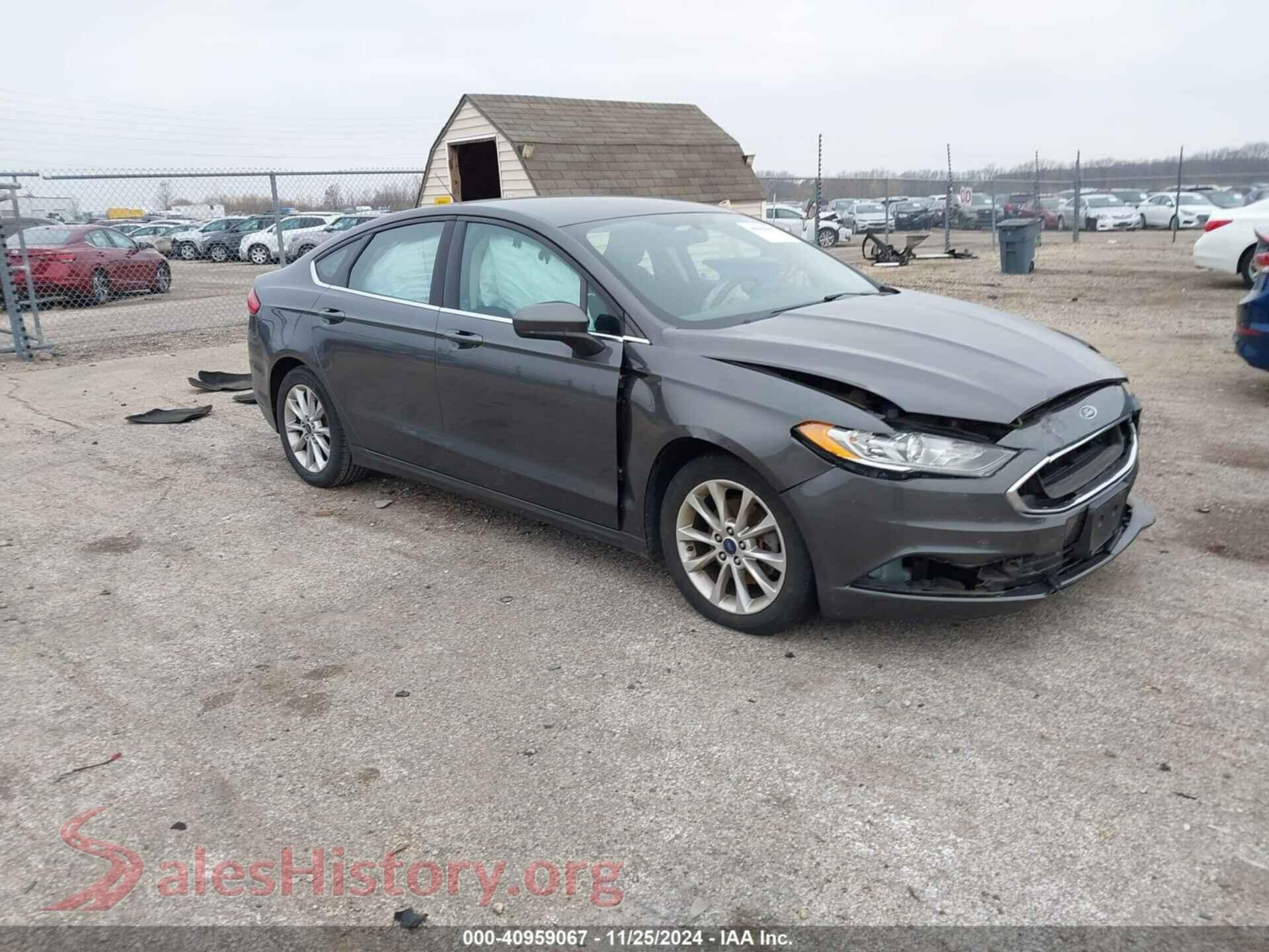 2017 FORD FUSION — VIN 3FA6P0H73HR113269