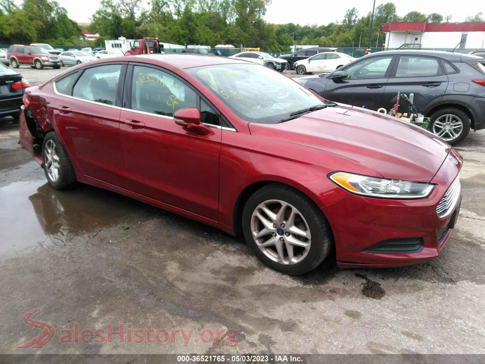 2016 FORD FUSION — VIN 3FA6P0H76GR130792