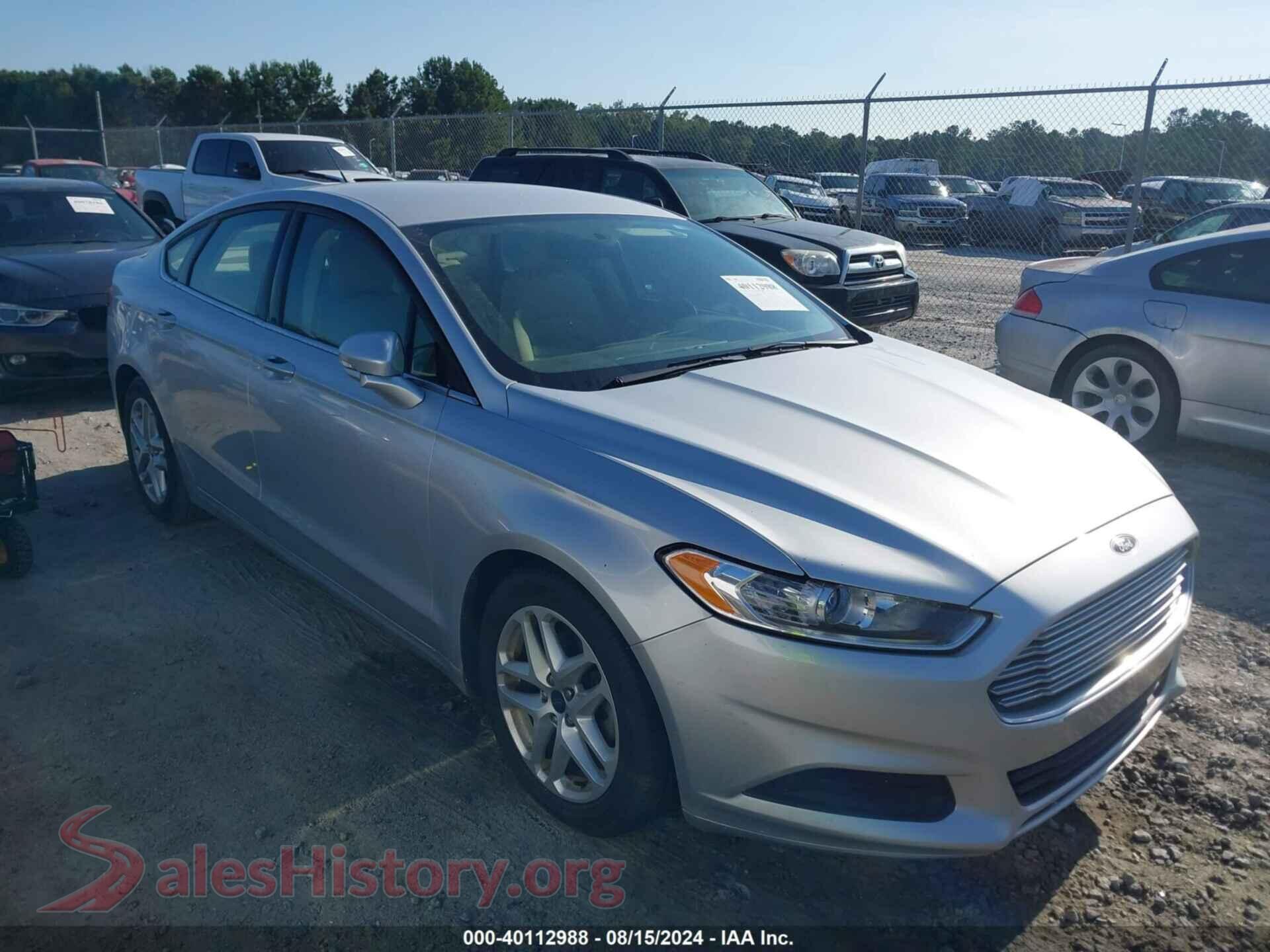 2016 FORD FUSION — VIN 3FA6P0H76GR183329