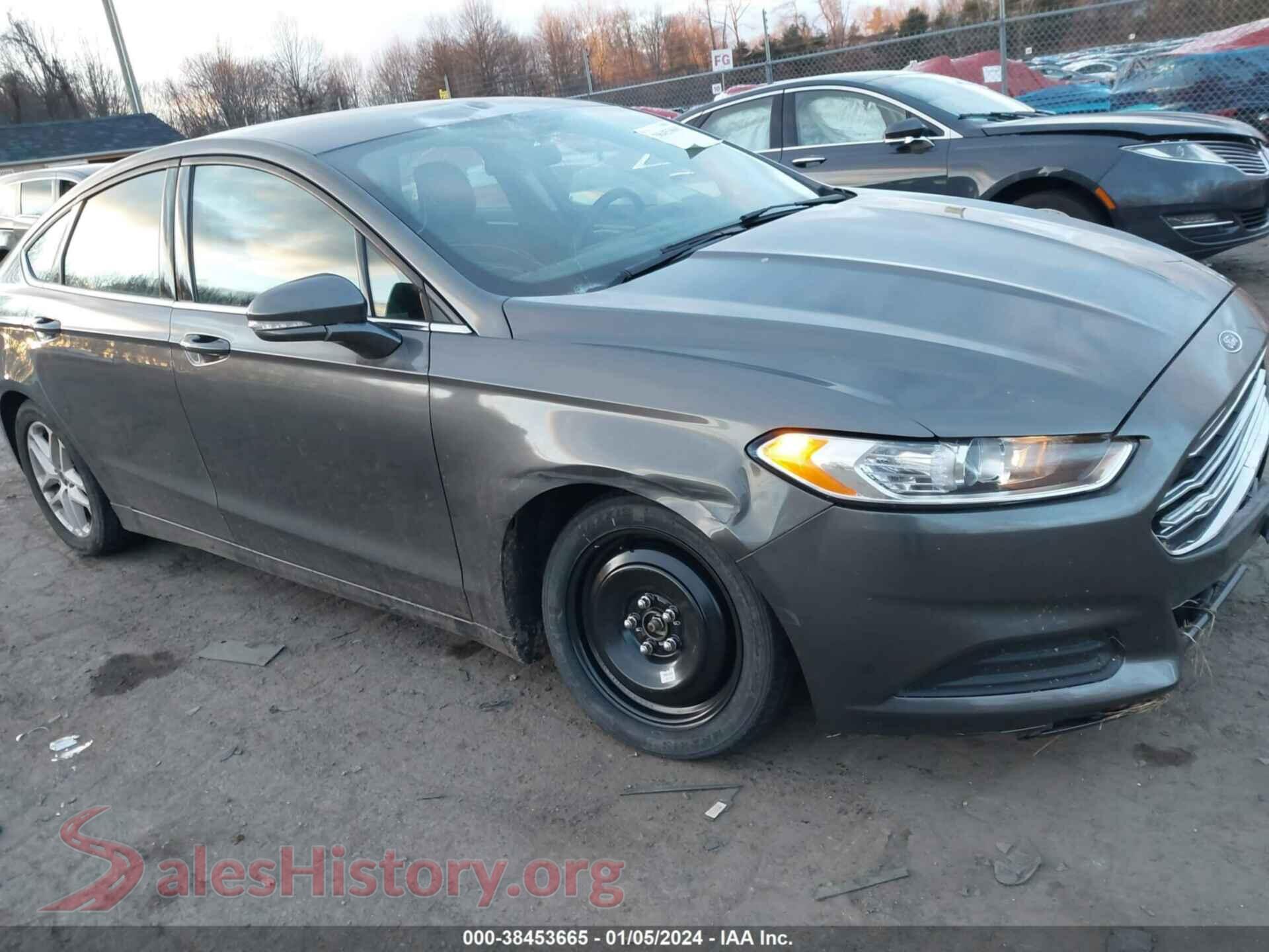 2016 FORD FUSION — VIN 3FA6P0H76GR220847