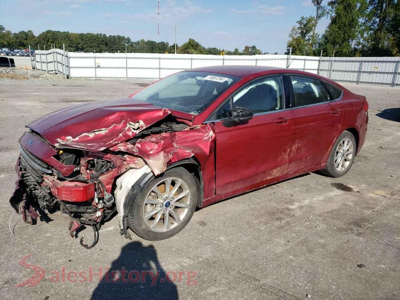 2017 FORD FUSION — VIN 3FA6P0H76HR244146